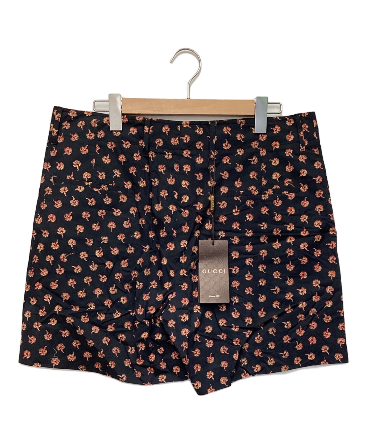 [Pre-owned] GUCCI flower-patterned shorts 405932 Z3935