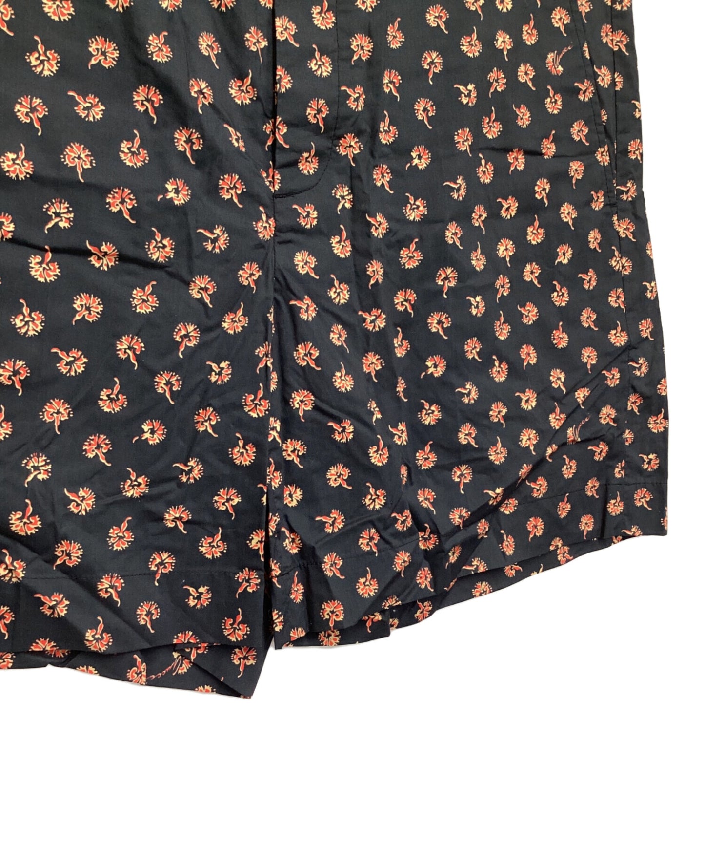 [Pre-owned] GUCCI flower-patterned shorts 405932 Z3935