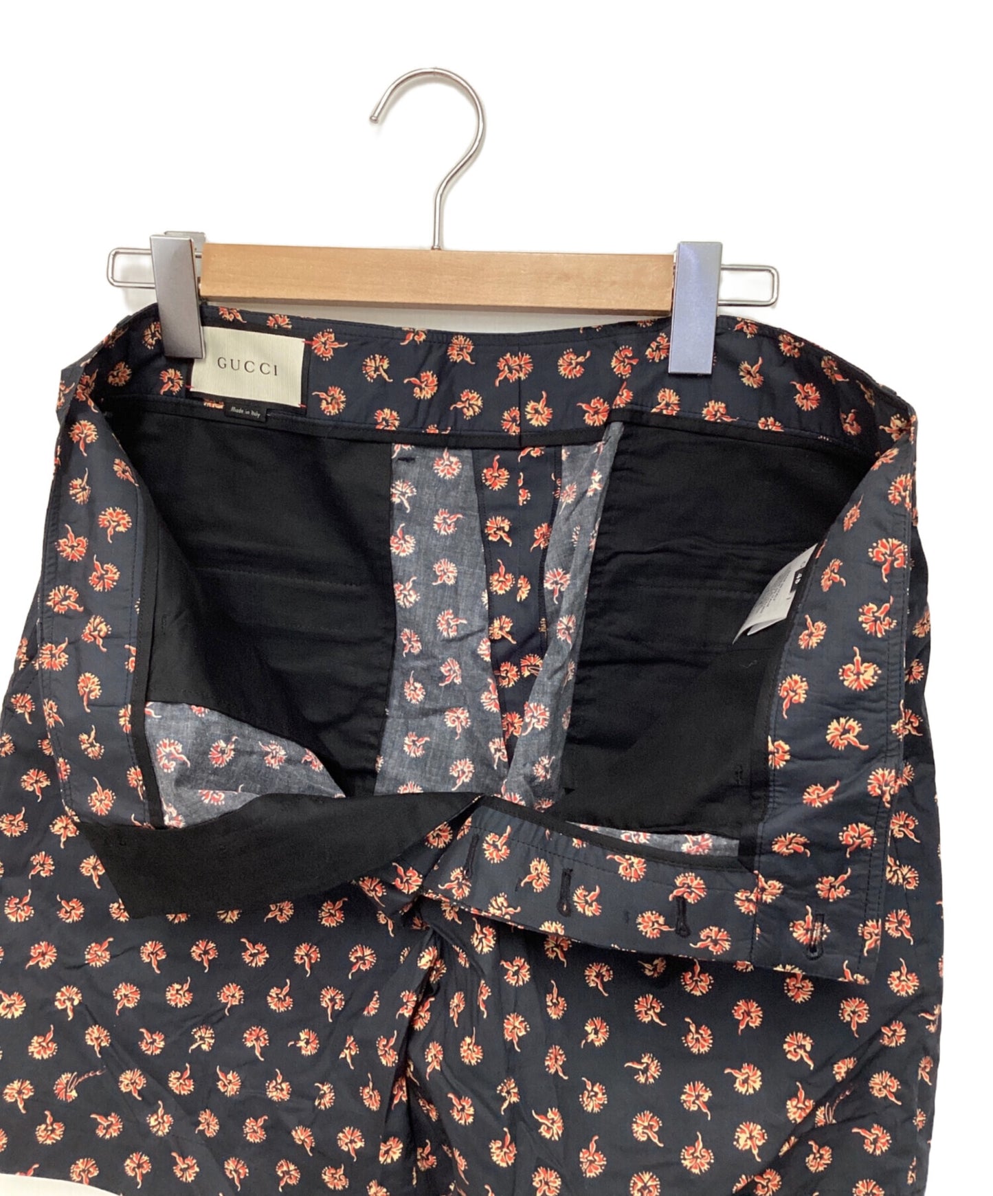 [Pre-owned] GUCCI flower-patterned shorts 405932 Z3935