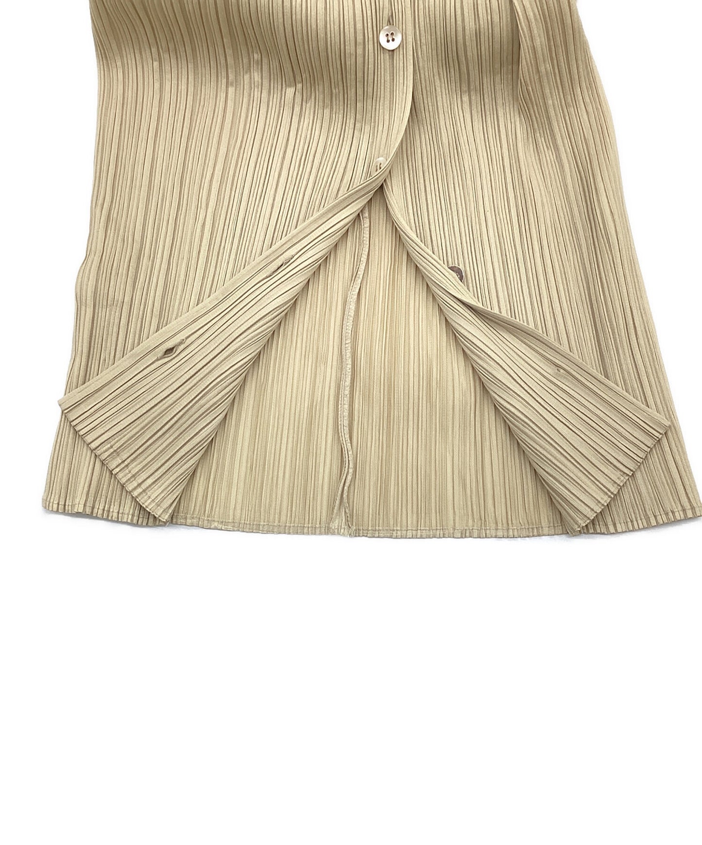 [Pre-owned] PLEATS PLEASE pleated shirt PP04-JK624