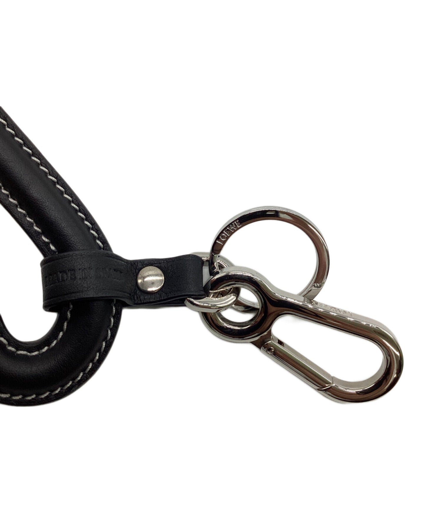 [Pre-owned] LOEWE Triple Heart Charm Key Ring