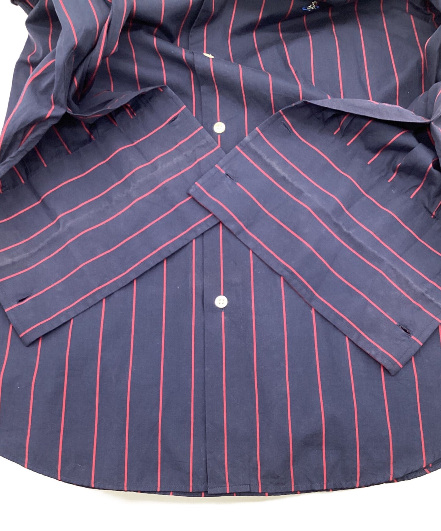 [Pre-owned] Vivienne Westwood man Orb Stripe Long Sleeve Shirt 4947-2008