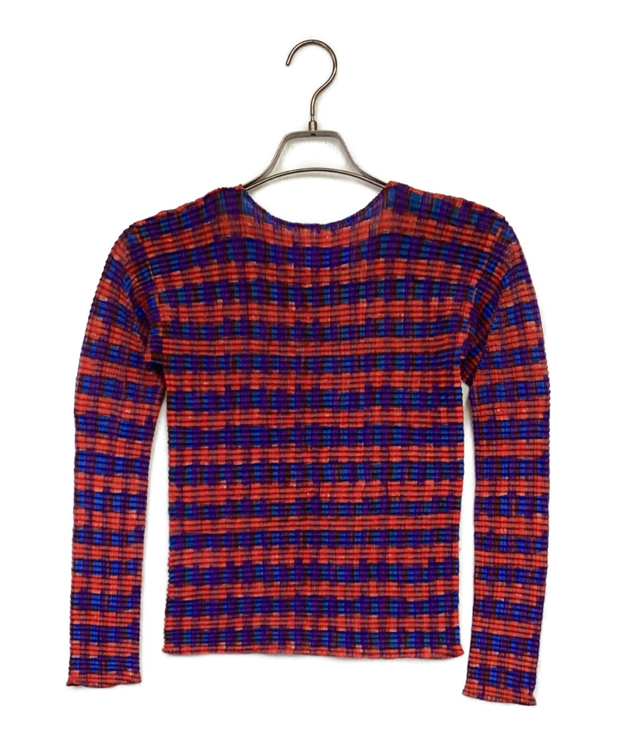 [Pre-owned] ISSEY MIYAKE Long-Sleeve Pleated T-Shirt IM74-FJ521