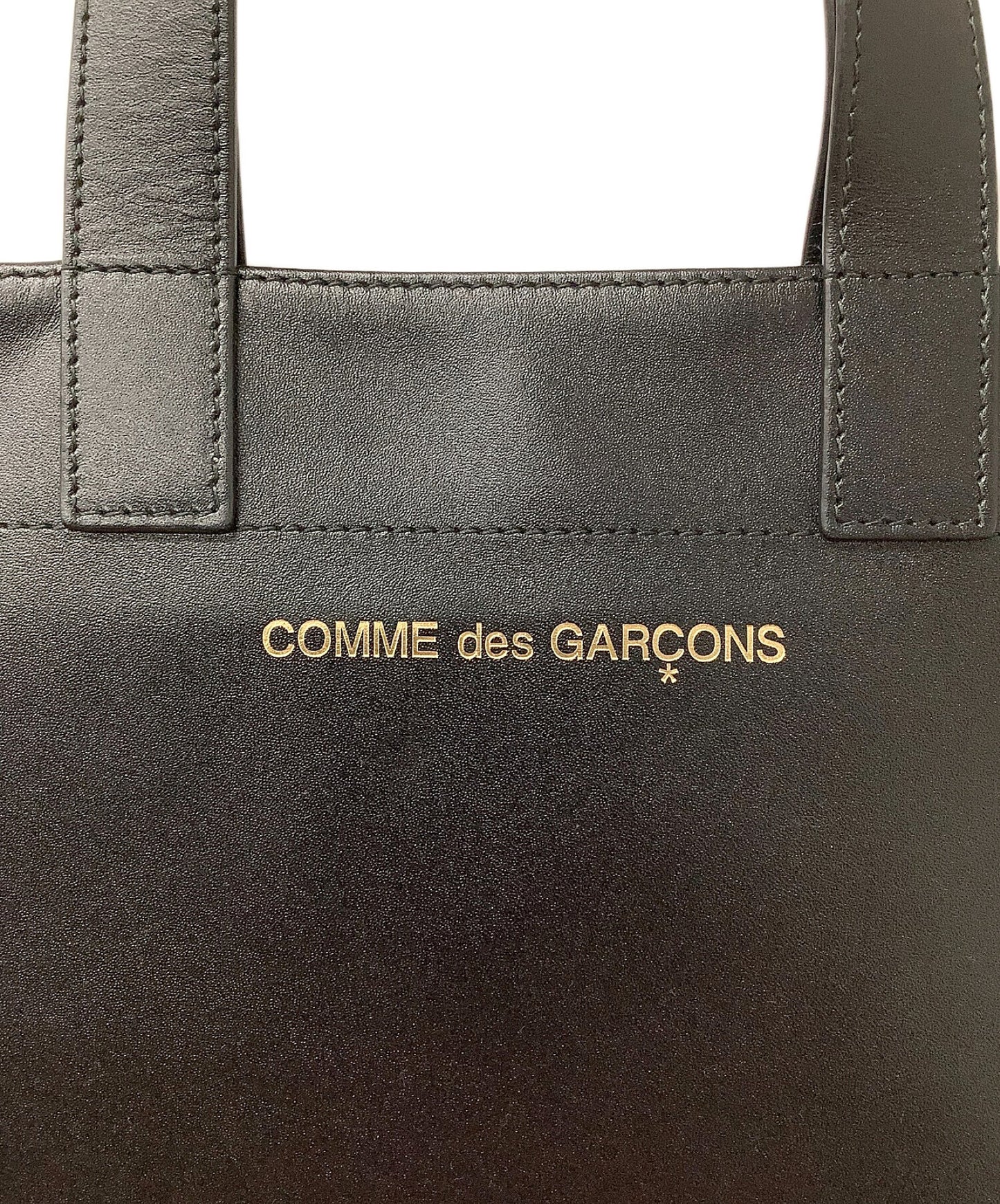 [Pre-owned] COMME des GARCONS Leather tote bag SA9002