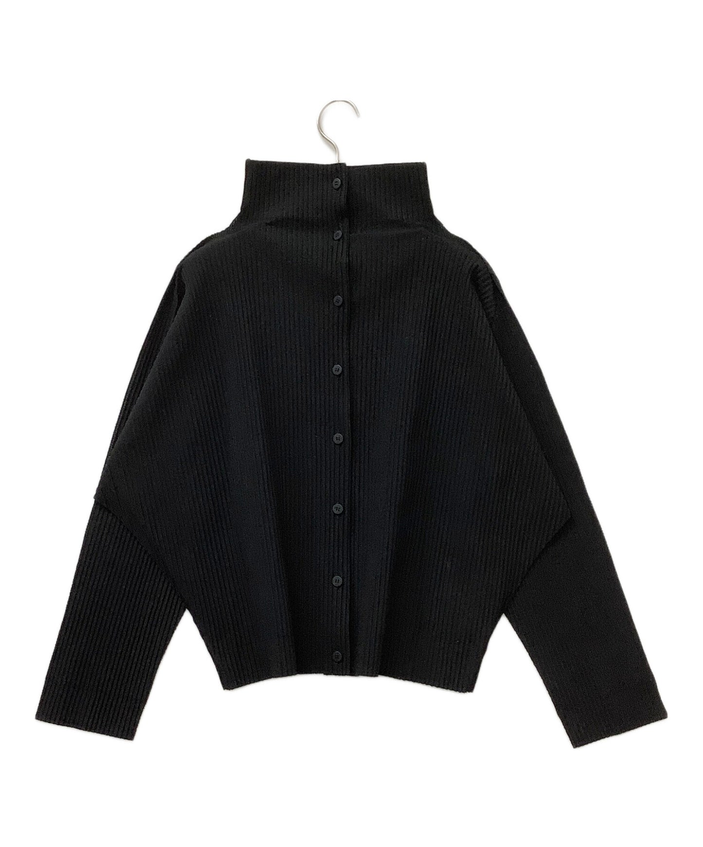 [Pre-owned] ISSEY MIYAKE me Cardigan High neck pleated cardigan MI02KO241