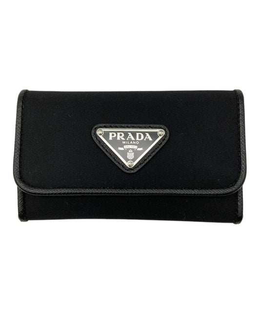 [Pre-owned] PRADA Key Case Triangle Logo 1PG222 UZO