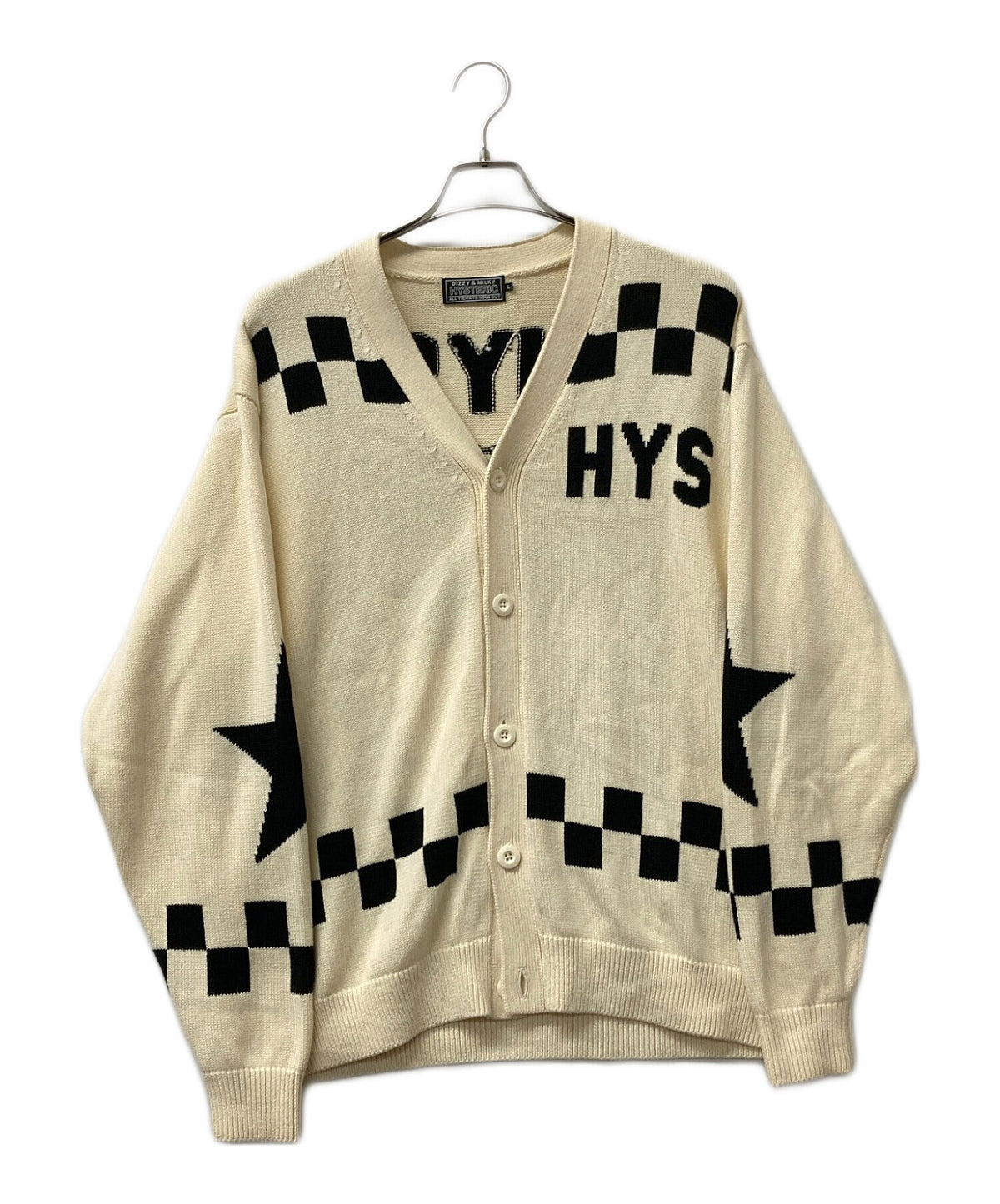 [Pre-owned] Hysteric Glamour IN THE STUDIO Knitted Cardigan 02251ND01