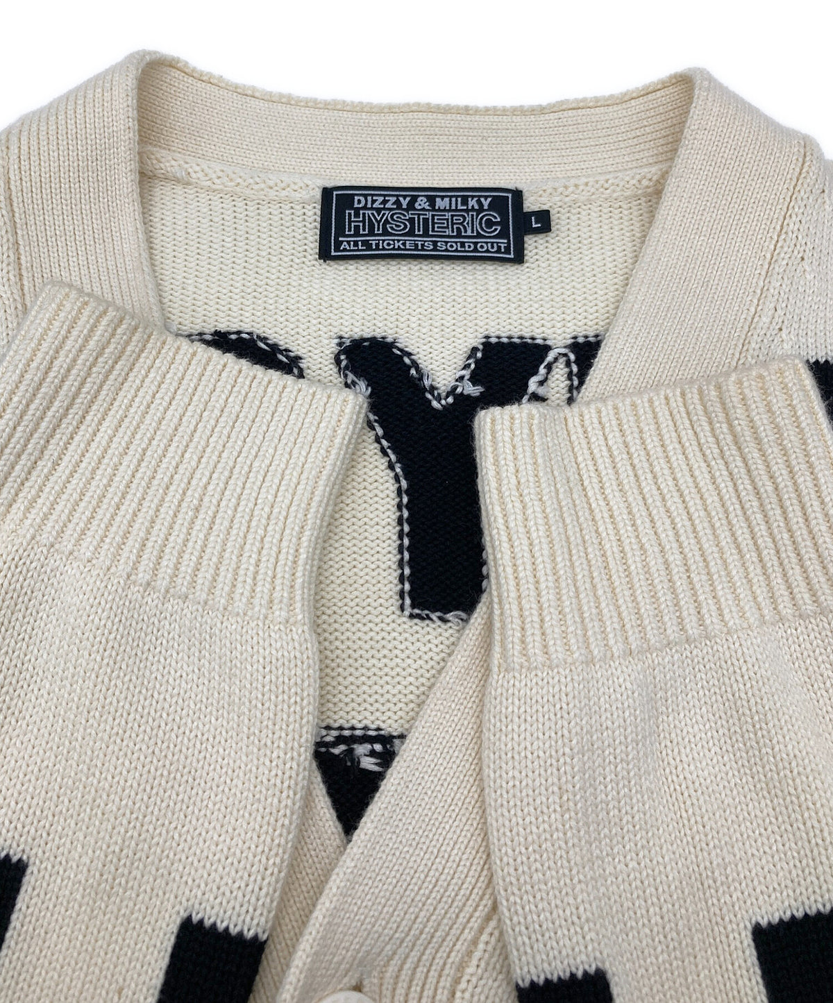 [Pre-owned] Hysteric Glamour IN THE STUDIO Knitted Cardigan 02251ND01