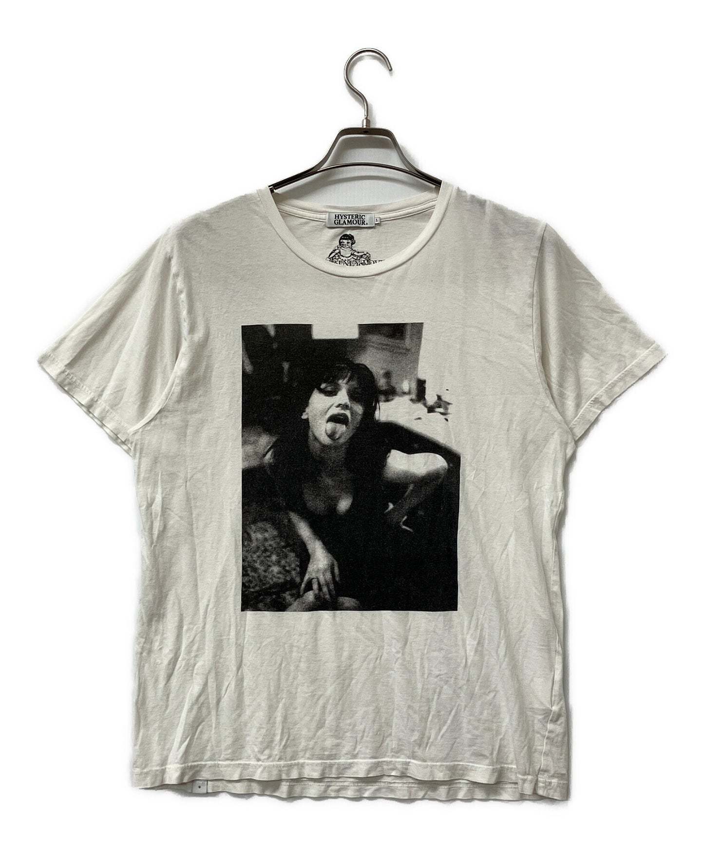 [Pre-owned] Hysteric Glamour Short-Sleeve T-Shirt with Andy Warhol Print 0293CT19