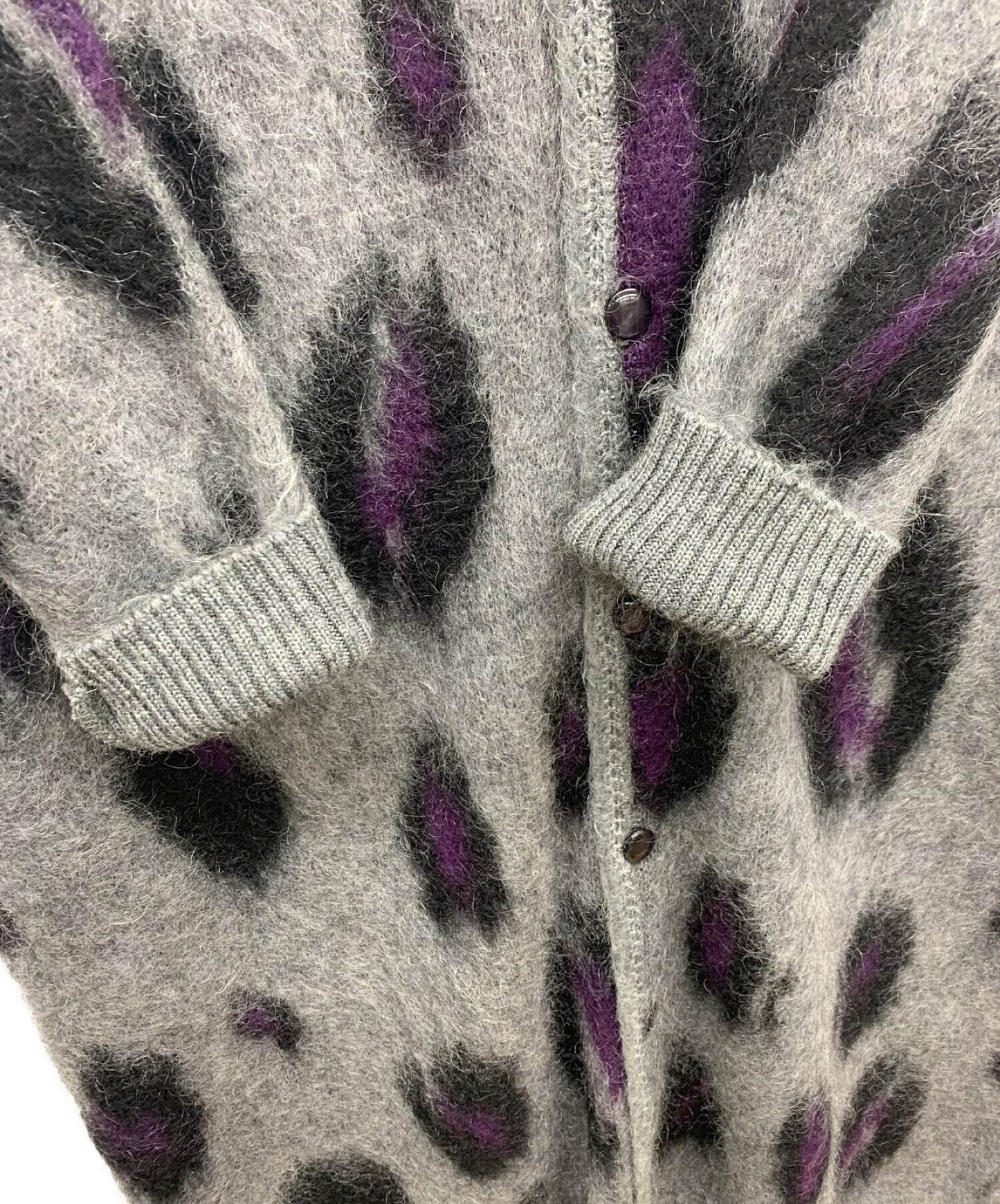[Pre-owned] Needles Mohair Long Cardigan - Leopard J0261