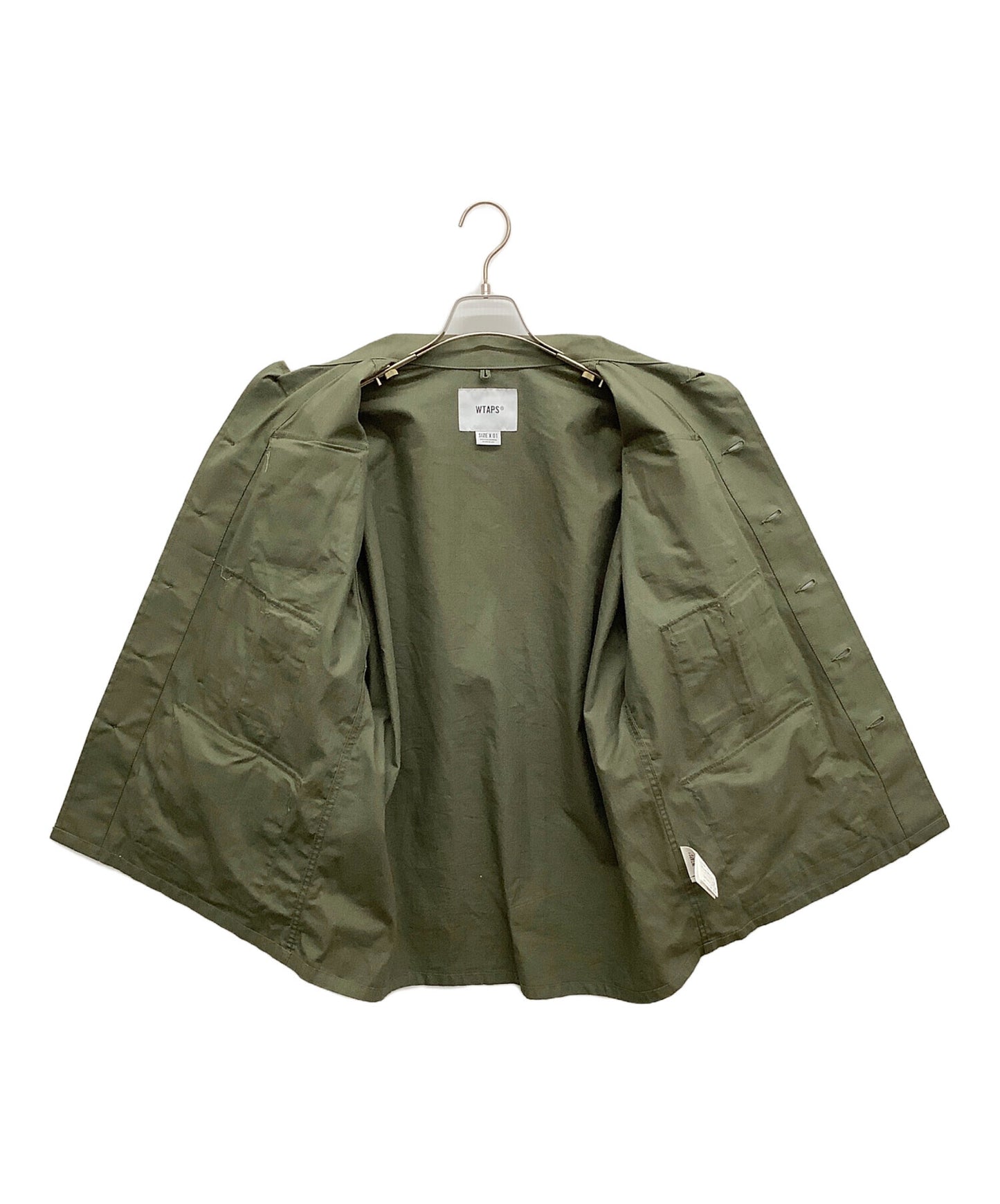 [Pre-owned] WTAPS MODULAR LS SHIRT RIPSTOP 202BRDT-SHM02