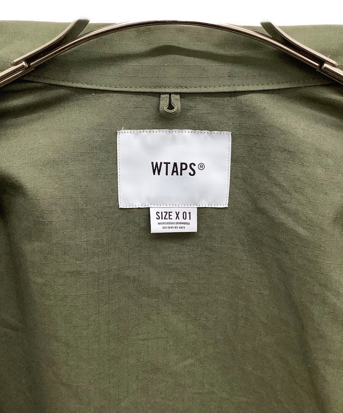 [Pre-owned] WTAPS MODULAR LS SHIRT RIPSTOP 202BRDT-SHM02