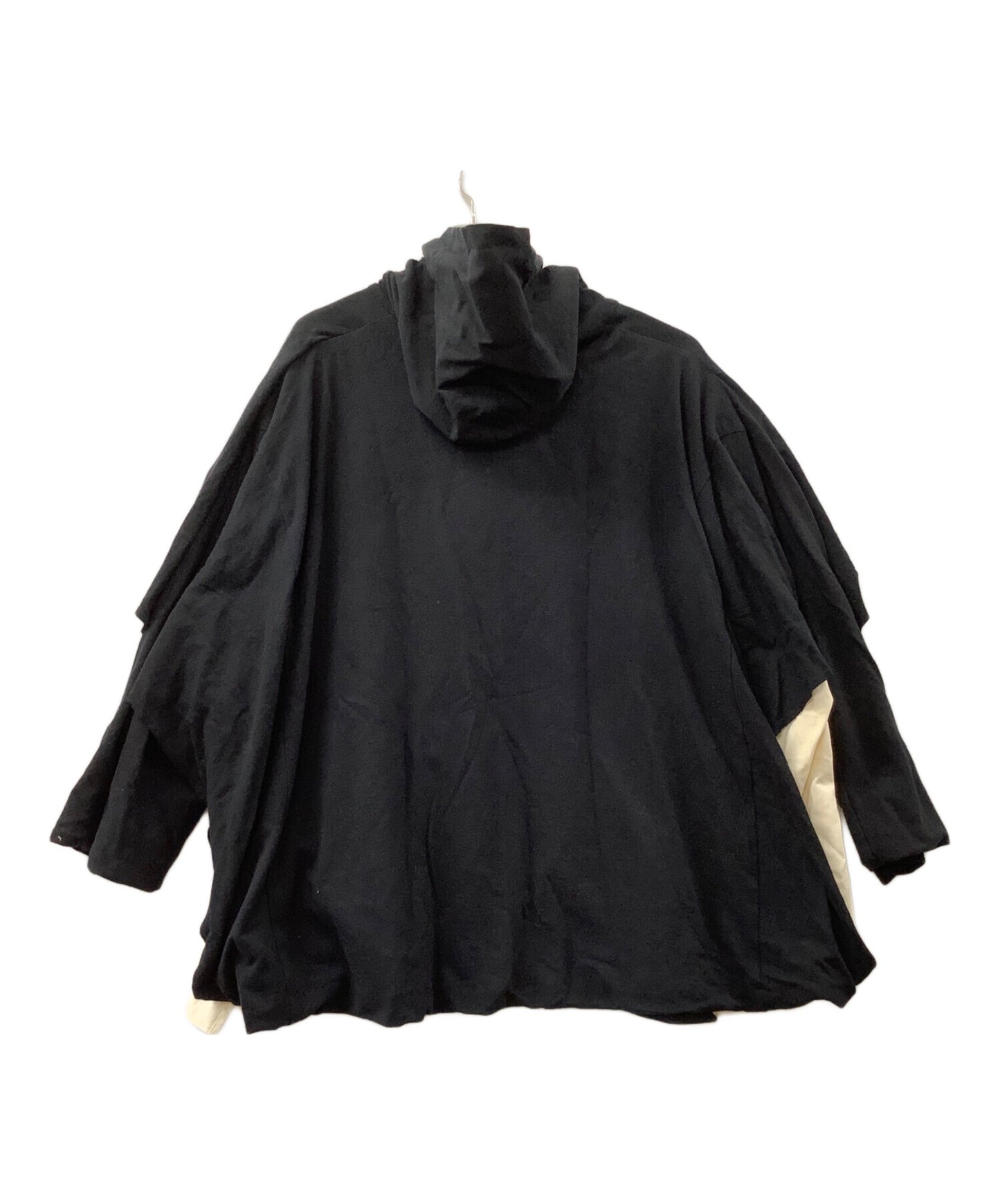 [Pre-owned] GROUND Y Zip-up layered cloak coat GK-T01-005