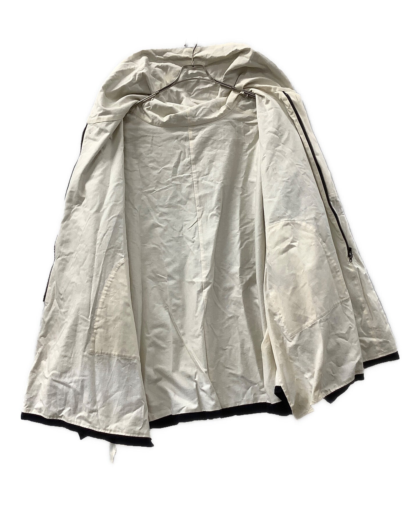 [Pre-owned] GROUND Y Zip-up layered cloak coat GK-T01-005