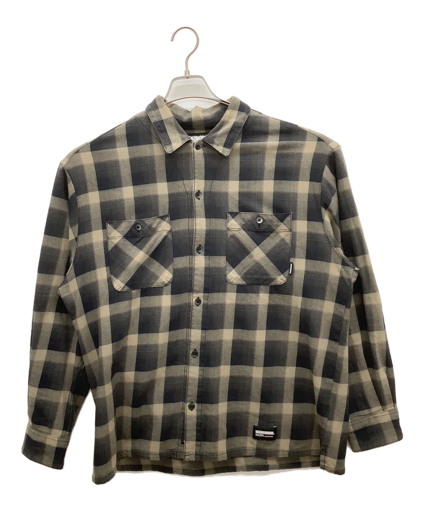 [Pre-owned] NEIGHBORHOOD HALF HOMBRE CHECK SHIRT LS 232BENH-SHM01