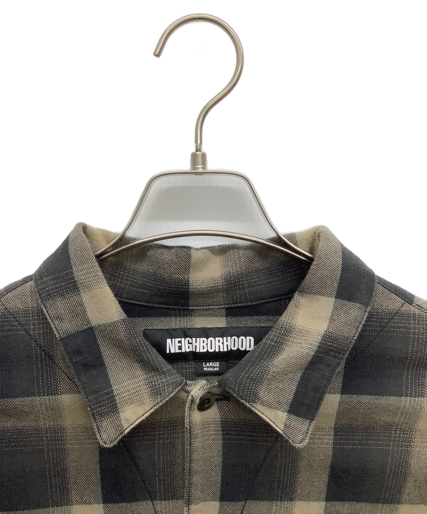 [Pre-owned] NEIGHBORHOOD HALF HOMBRE CHECK SHIRT LS 232BENH-SHM01