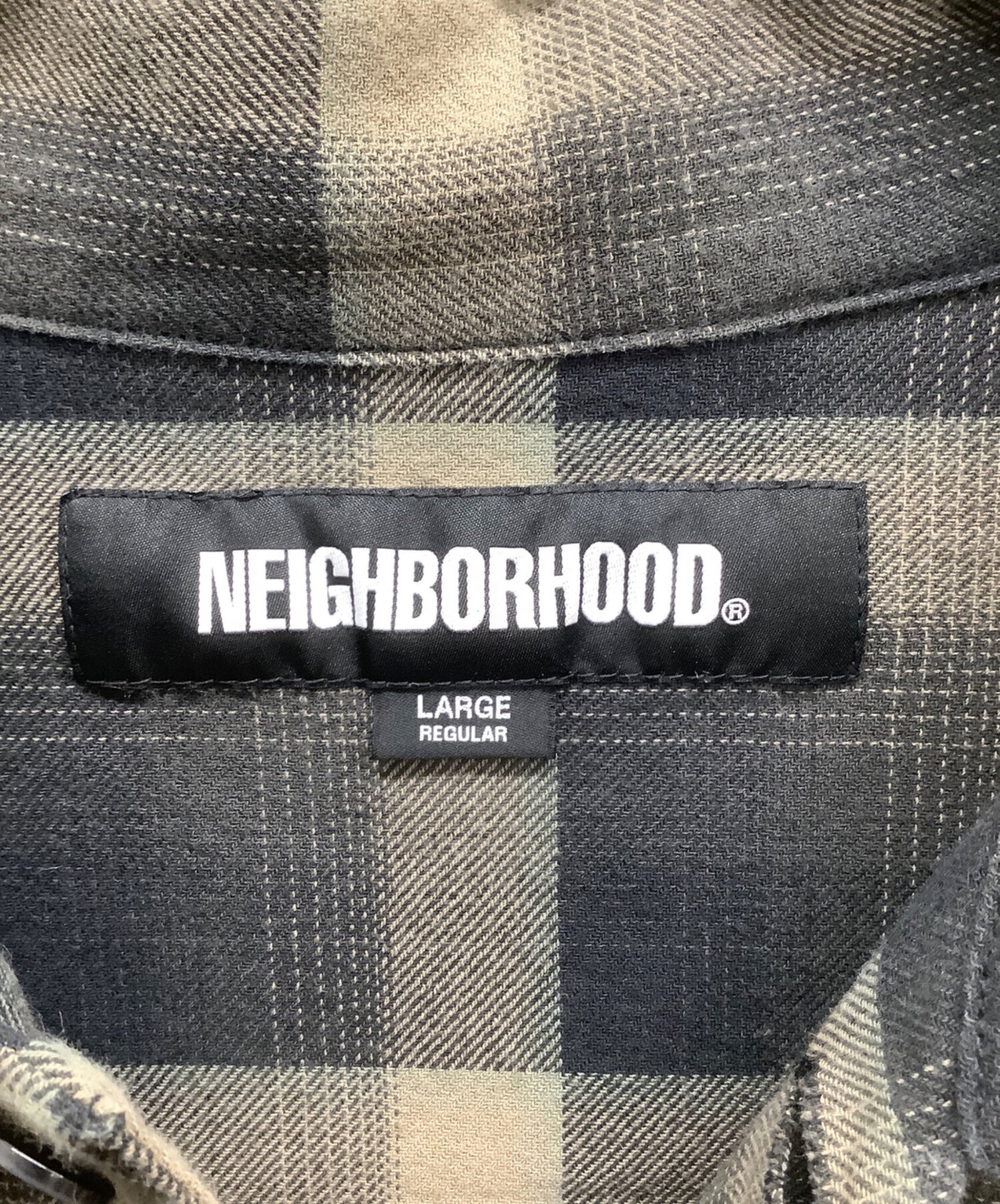 [Pre-owned] NEIGHBORHOOD HALF HOMBRE CHECK SHIRT LS 232BENH-SHM01