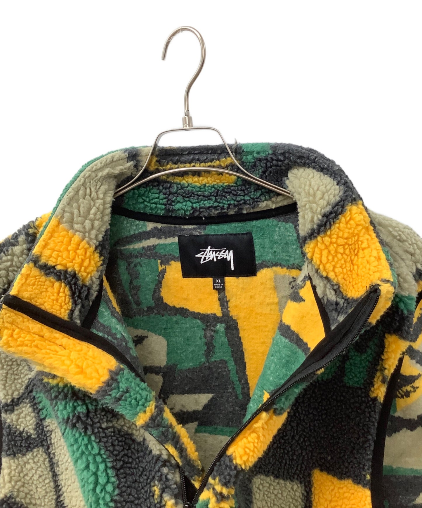 [Pre-owned] stussy Block Sherpa Vest
