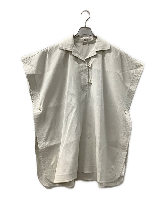 [Pre-owned] HERMES Chene d'Angle Poncho Tunic