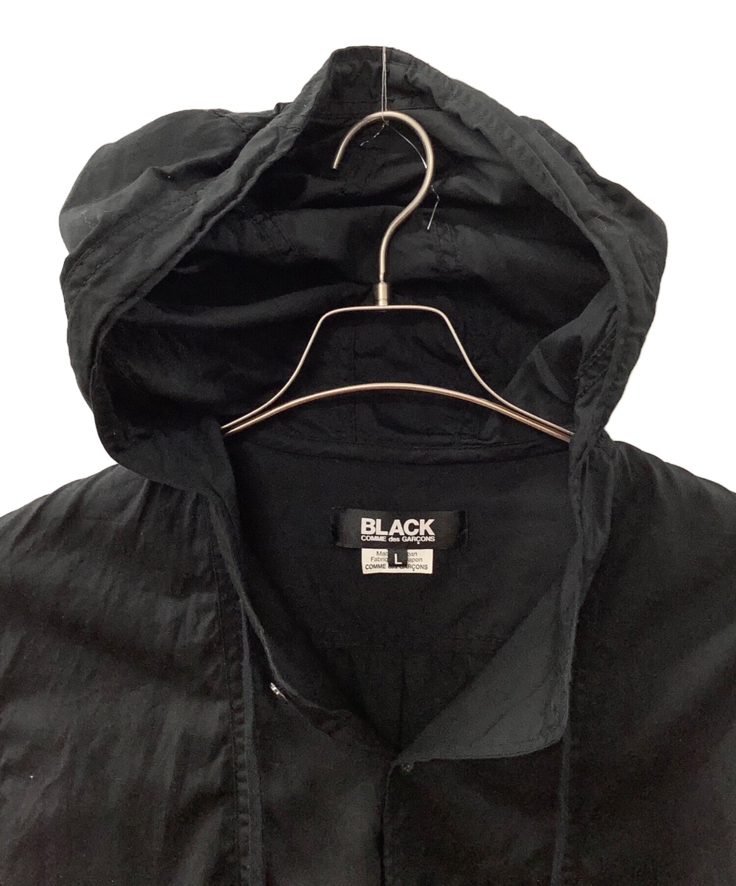 [Pre-owned] BLACK COMME des GARCONS hooded shirt 1H-B015
