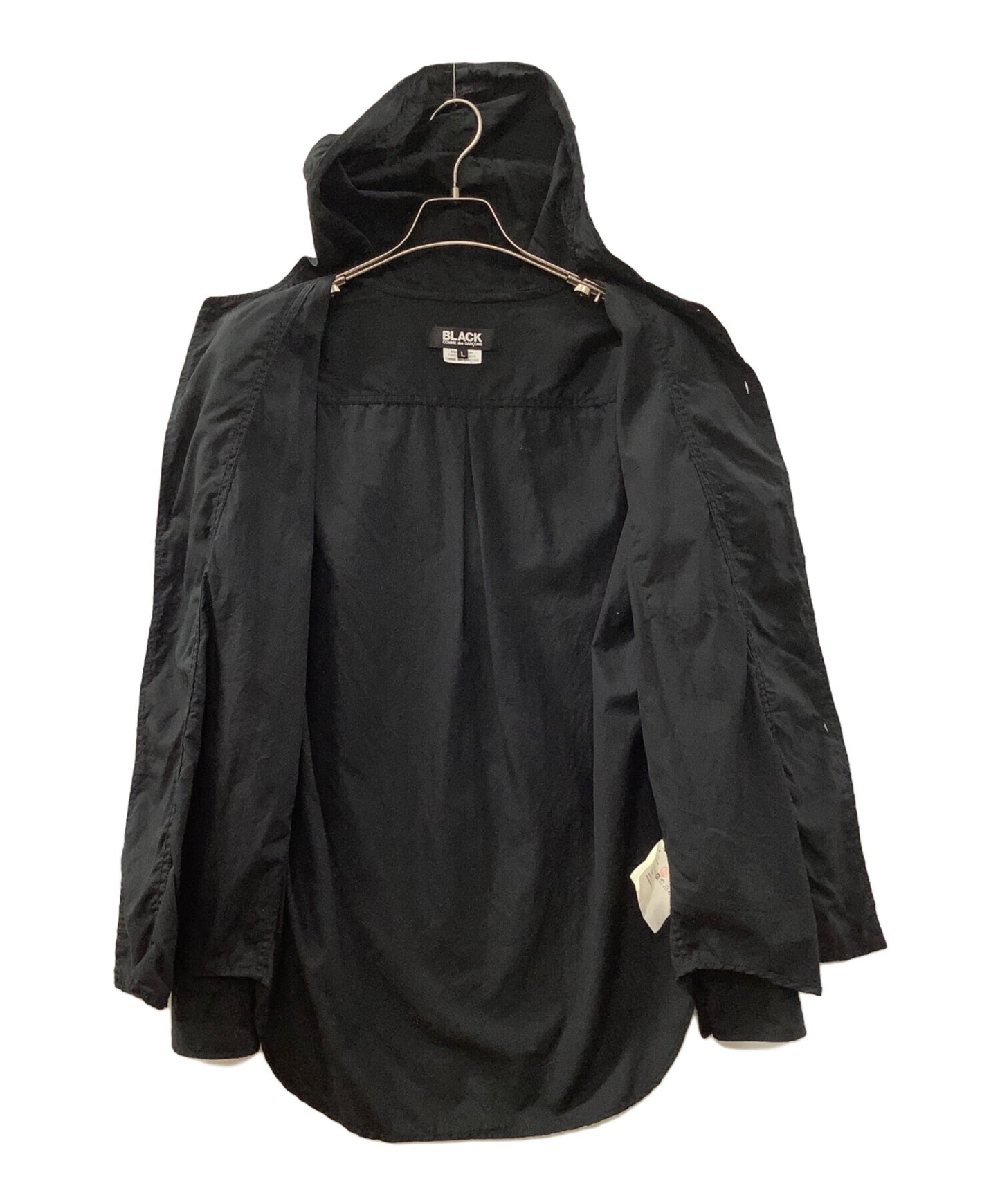 [Pre-owned] BLACK COMME des GARCONS hooded shirt 1H-B015