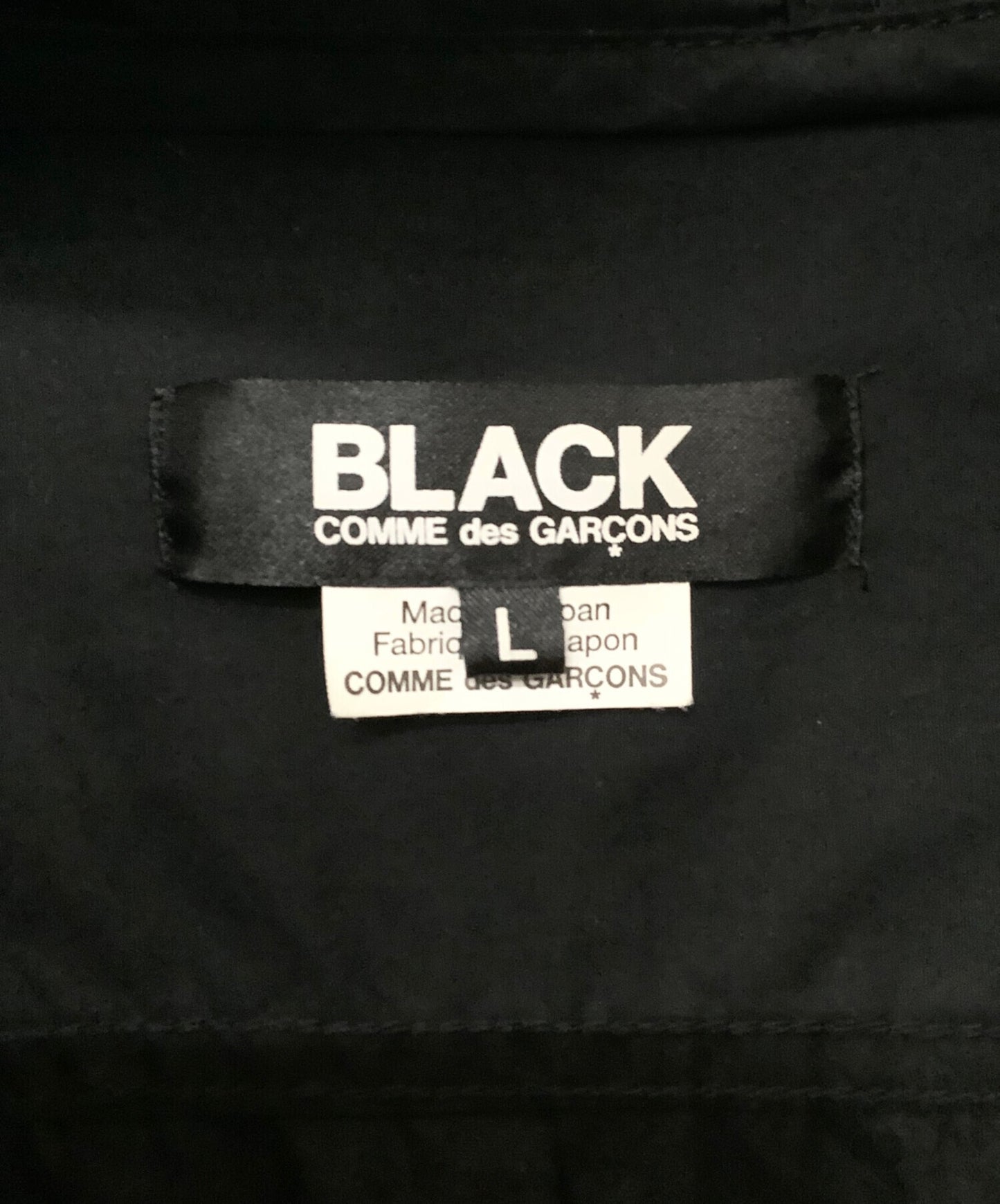 [Pre-owned] BLACK COMME des GARCONS hooded shirt 1H-B015