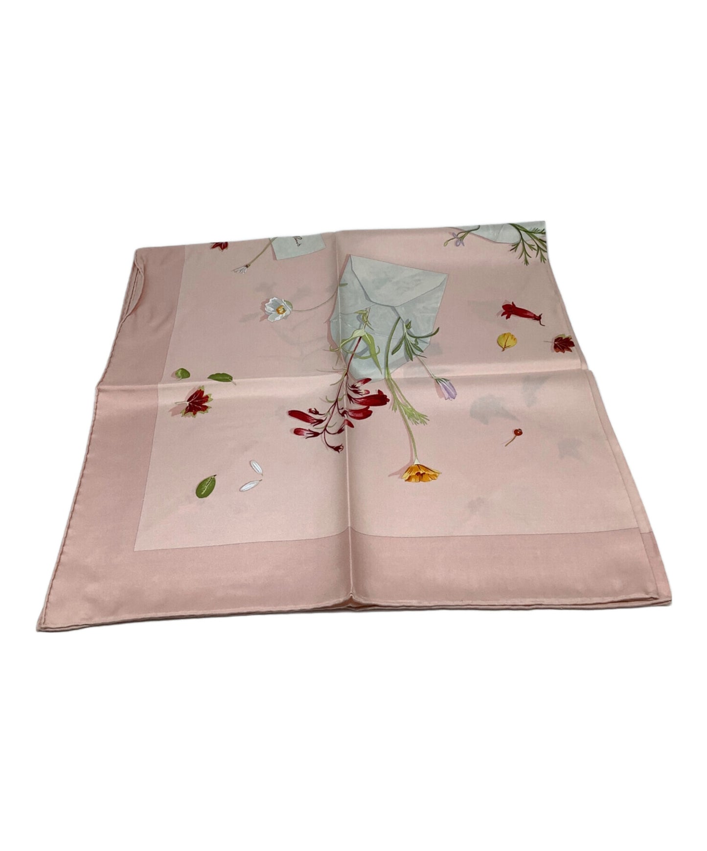 [Pre-owned] HERMES Carré 90 Des fleurs la dire Floral Letters