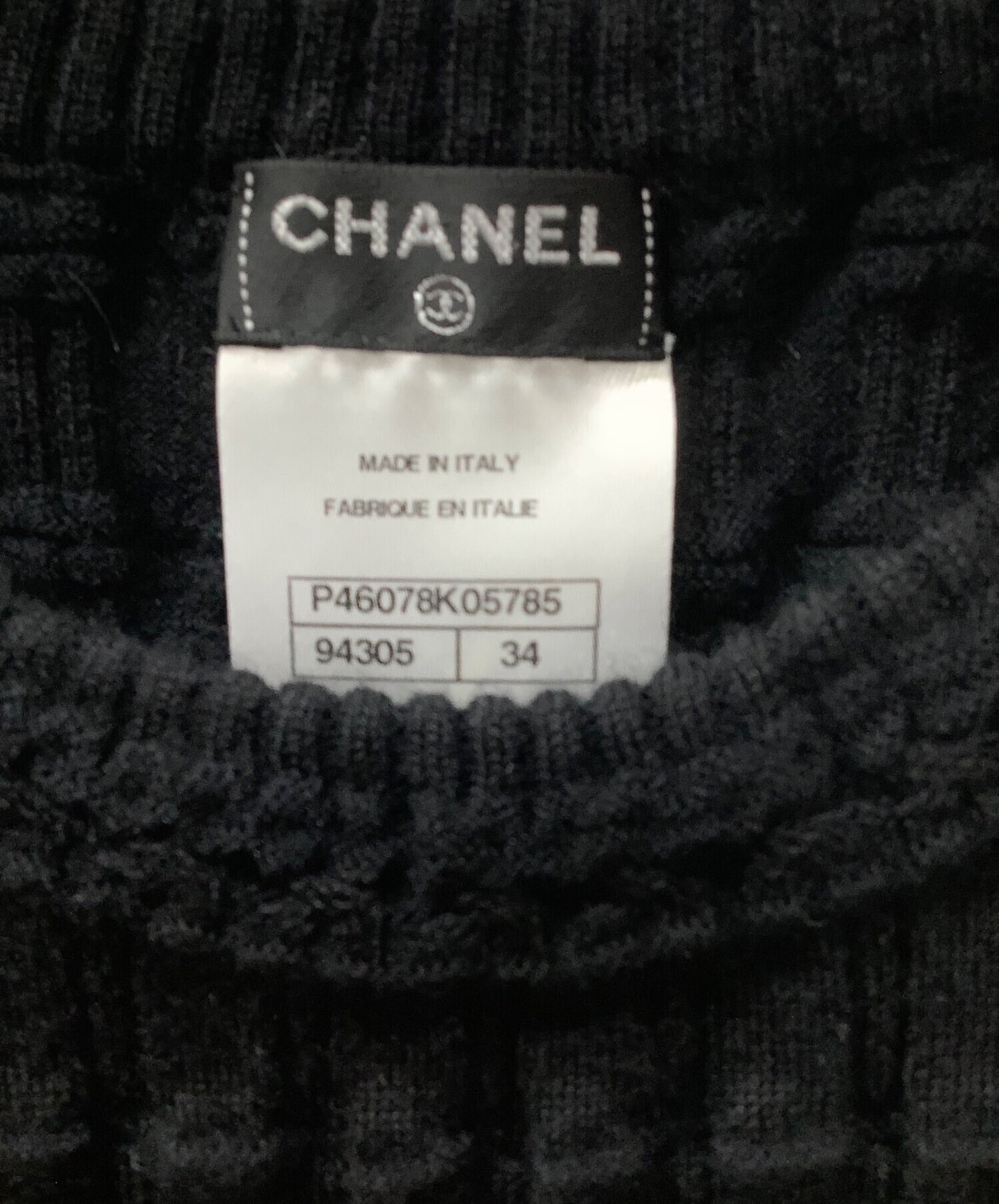 [Pre-owned] CHANEL sleeveless knit P46078K05785