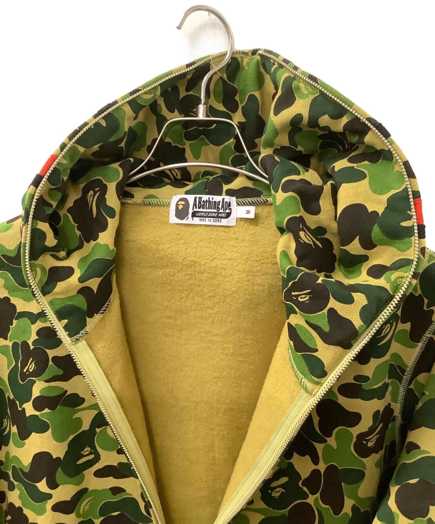 [Pre-owned] A BATHING APE Camo Shark Full Zip Hoodie 001zpl701009m
