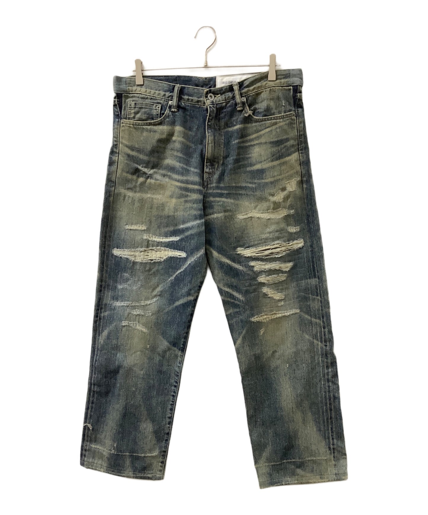 [Pre-owned] NEIGHBORHOOD savage denim dp basic pants 242XBNH-PTM08