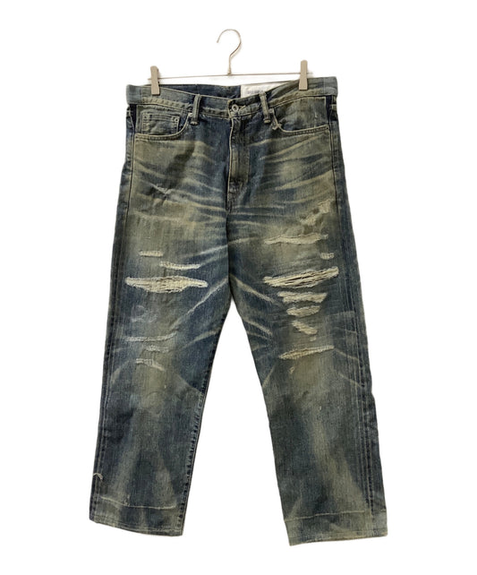 [Pre-owned] NEIGHBORHOOD savage denim dp basic pants 242XBNH-PTM08