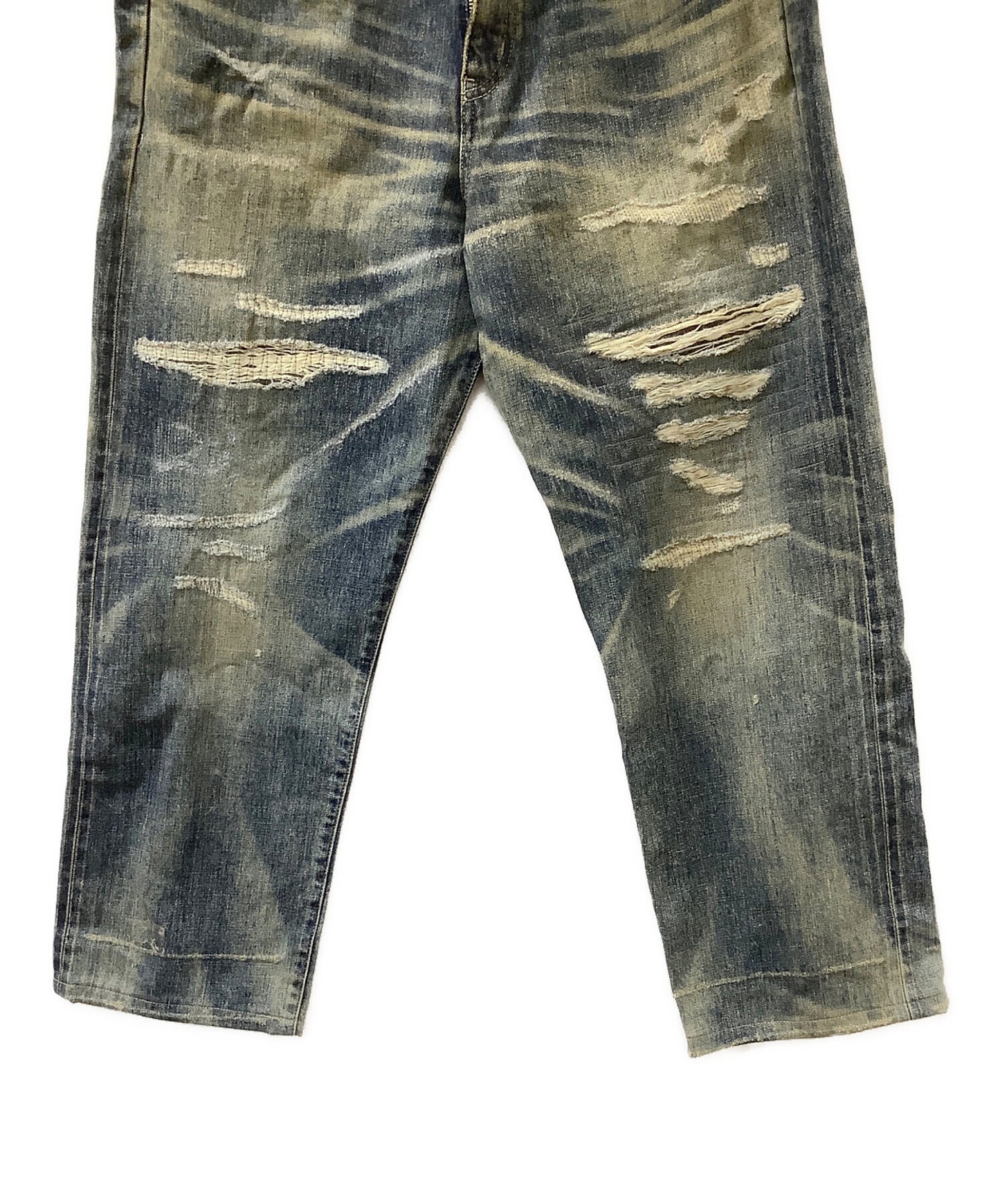 [Pre-owned] NEIGHBORHOOD savage denim dp basic pants 242XBNH-PTM08