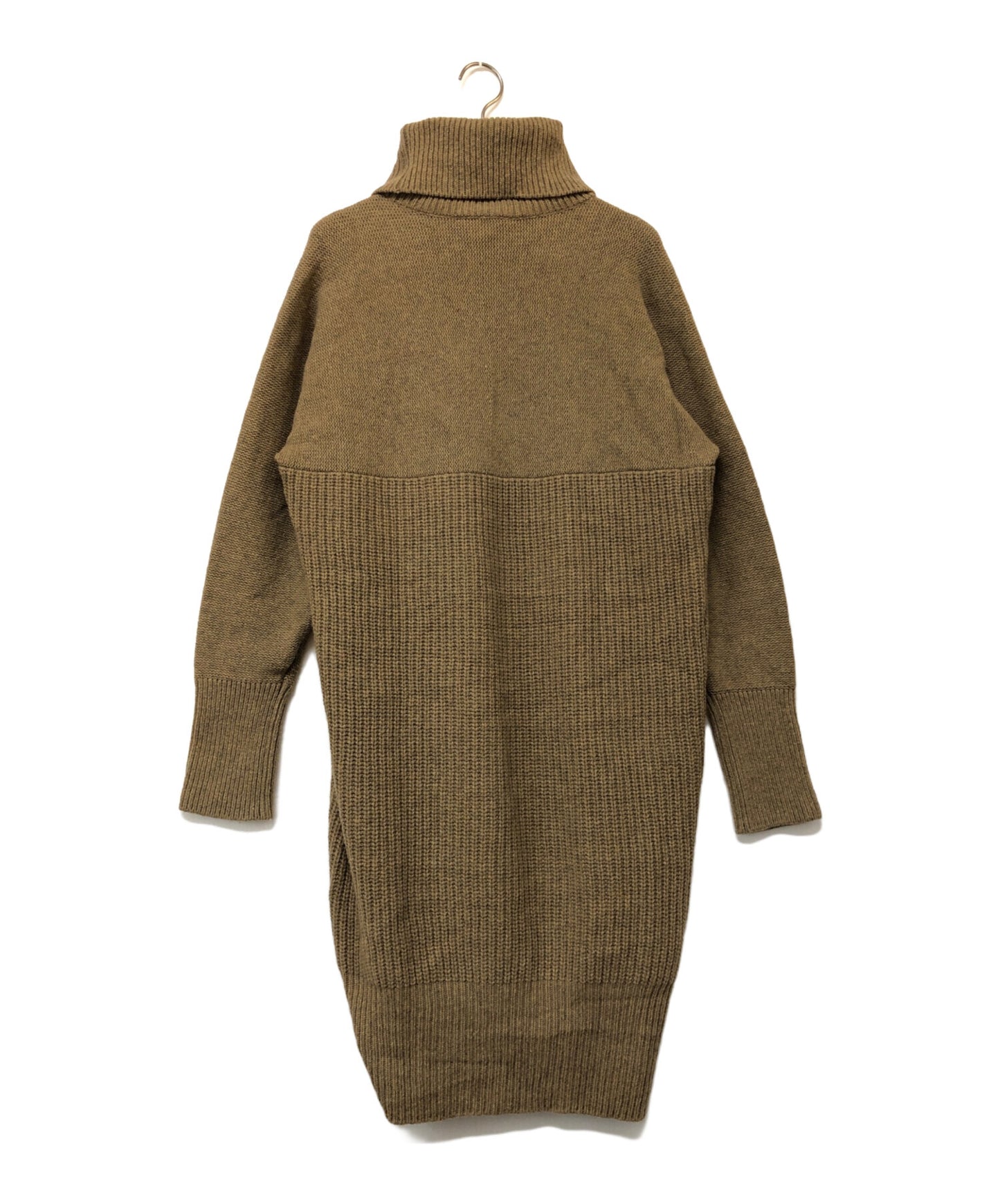 [Pre-owned] Vivienne Westwood RED LABEL Turtleneck Knit Dress Women's Brown SIZE 2 17-12-502009 17-12-502009