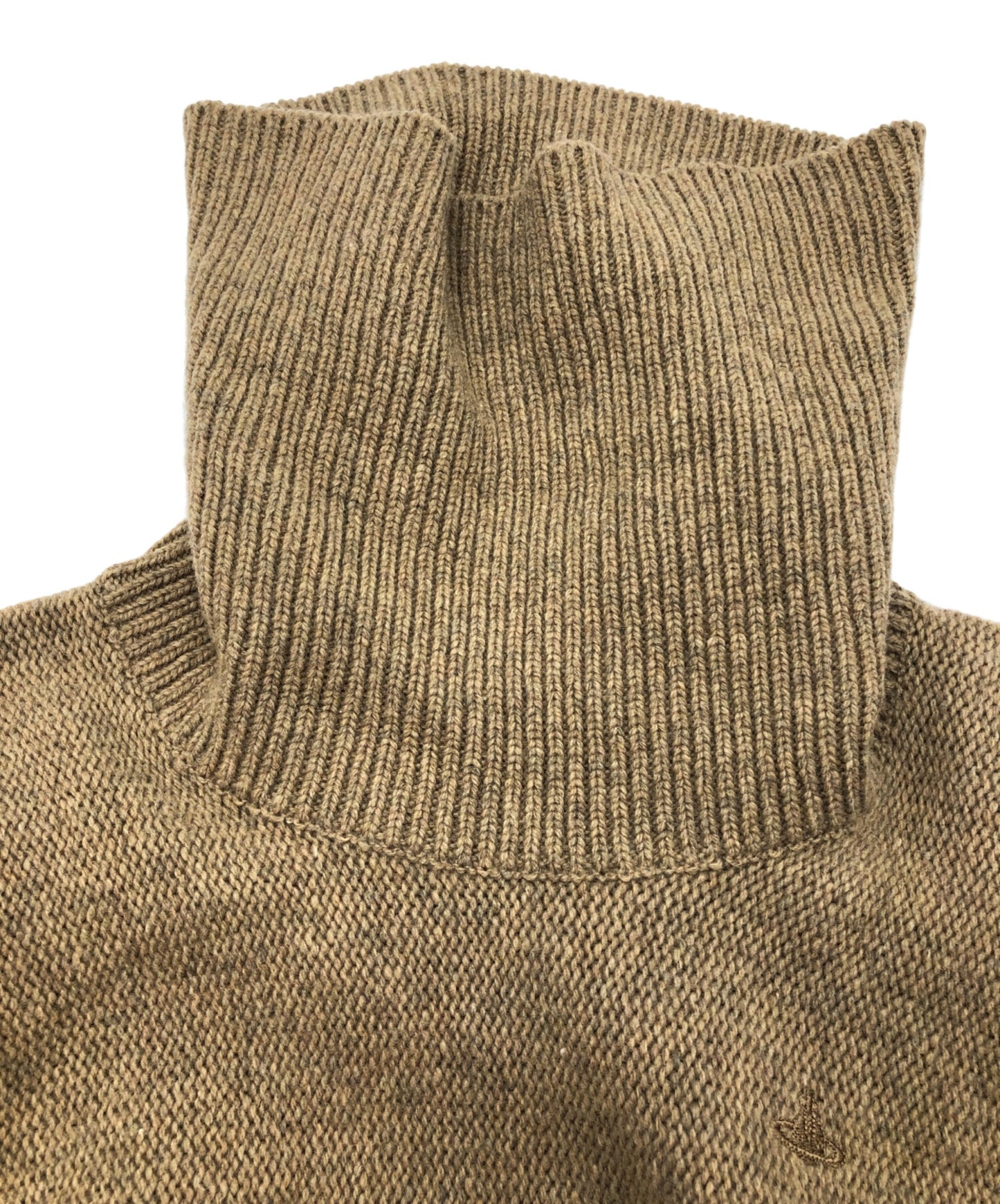 [Pre-owned] Vivienne Westwood RED LABEL Turtleneck Knit Dress Women's Brown SIZE 2 17-12-502009 17-12-502009