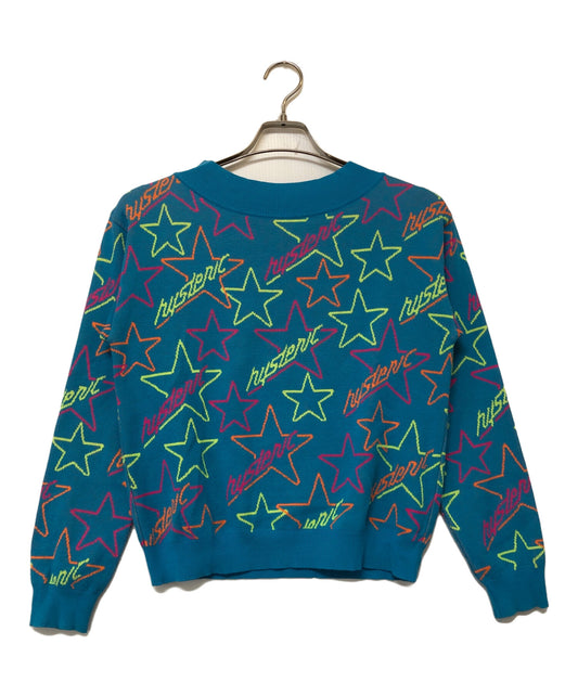 [Pre-owned] Hysteric Glamour Knit 01193NS07 star pattern 01193NS07