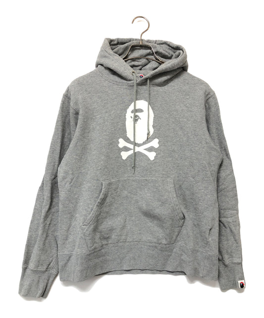 [Pre-owned] A BATHING APE Pullover Hoodie Women's Gray SIZE L Pirates Store