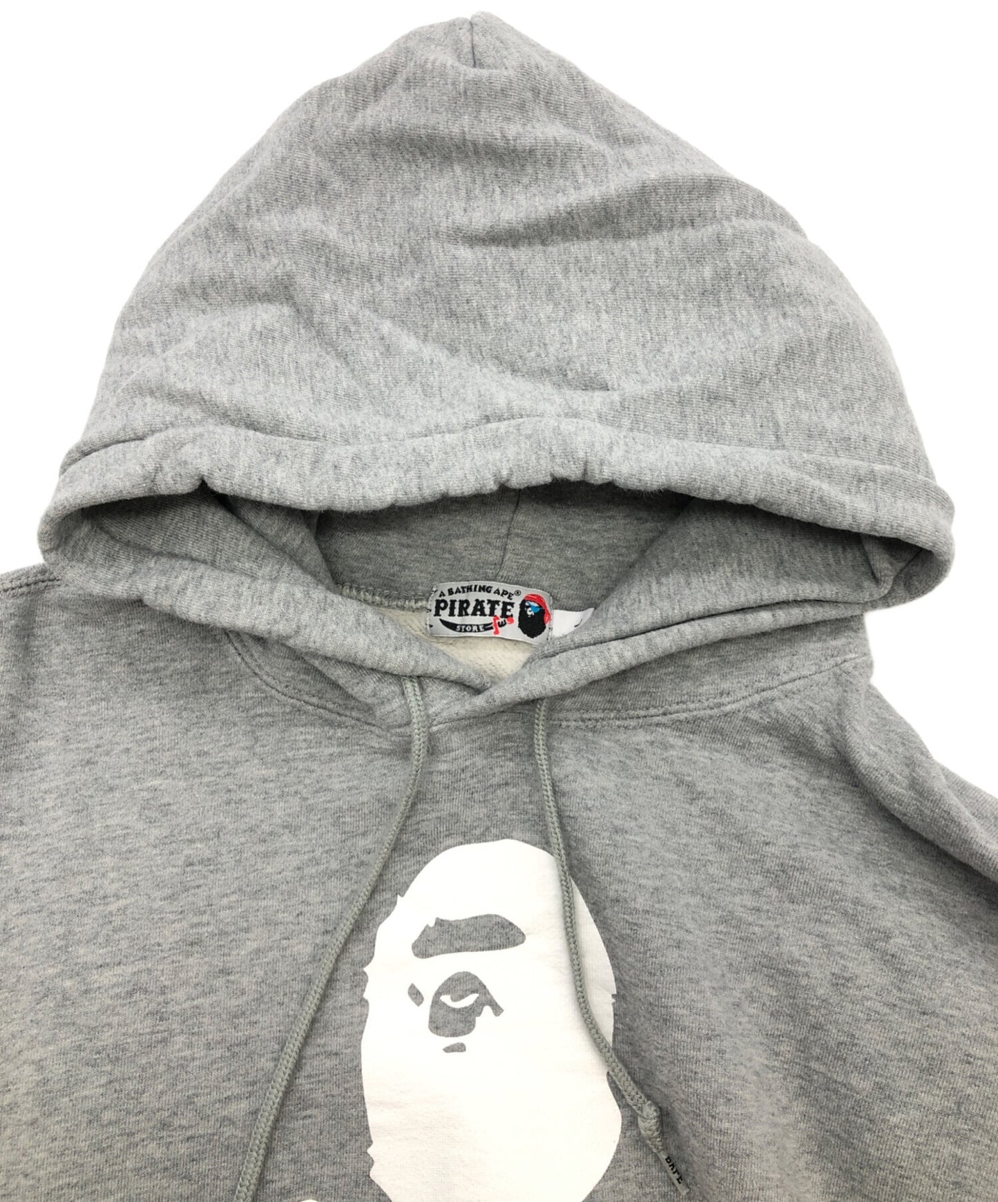[Pre-owned] A BATHING APE Pullover Hoodie Women's Gray SIZE L Pirates Store