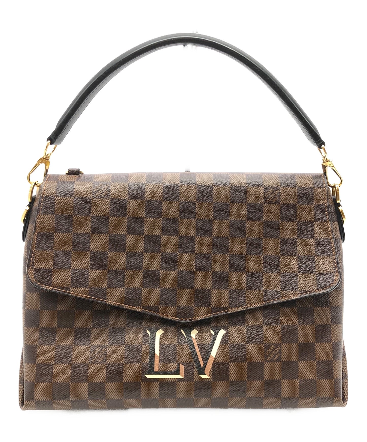 [Pre-owned] LOUIS VUITTON LOUIS VUITTON Damier Bobol Shoulder strap with name tag Brown DR0220 (RFID compatible) N40177