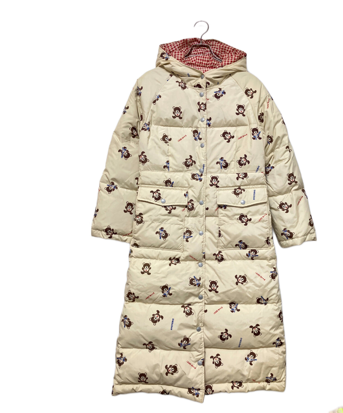 [Pre-owned] Hysteric Glamour Down Coat Women Beige SIZE Free