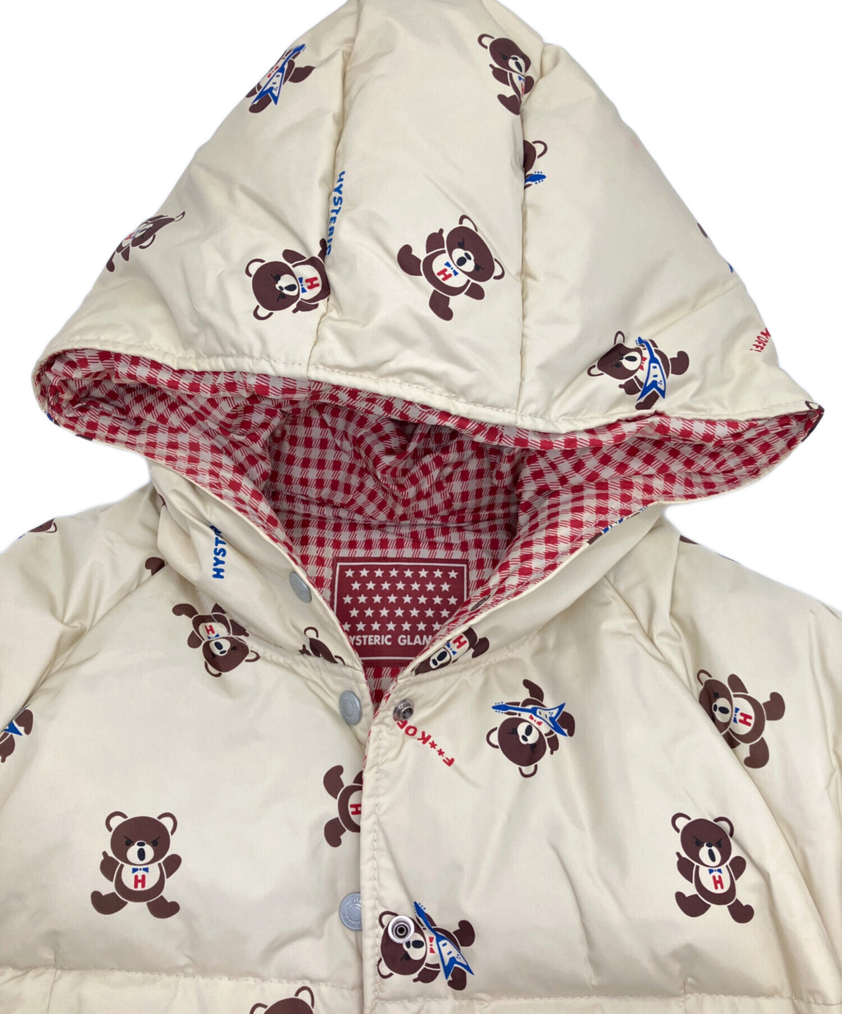[Pre-owned] Hysteric Glamour Down Coat Women Beige SIZE Free