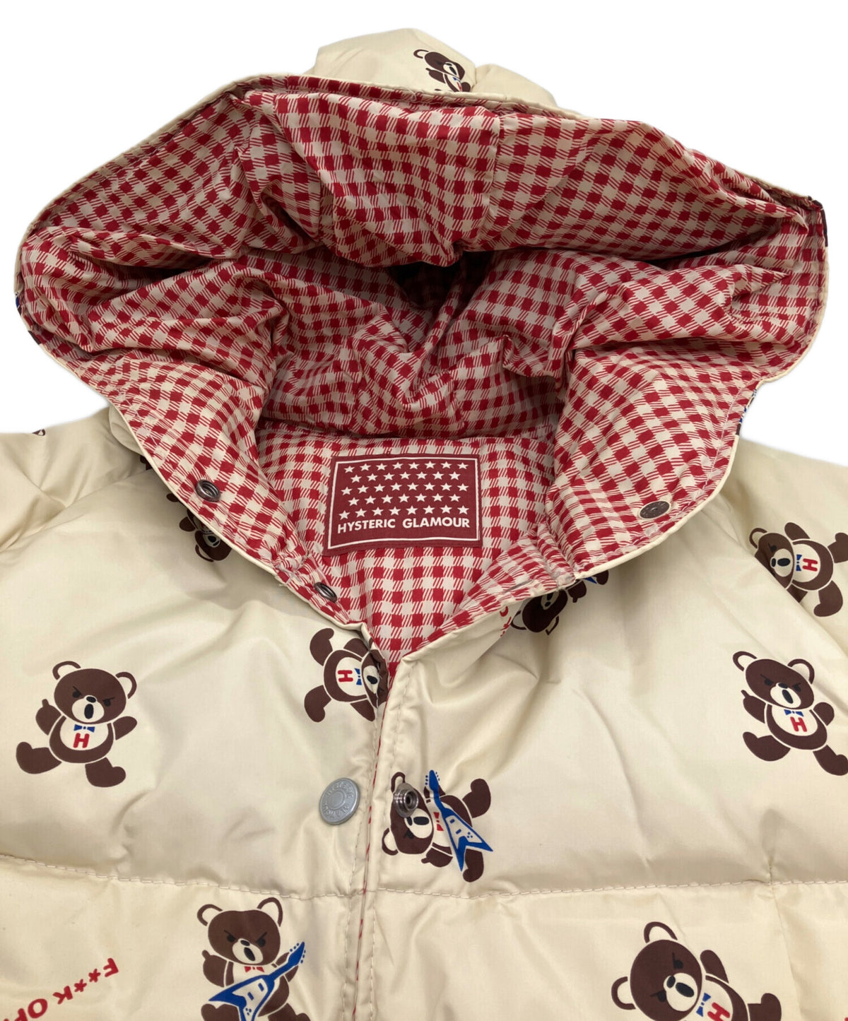 [Pre-owned] Hysteric Glamour Down Coat Women Beige SIZE Free