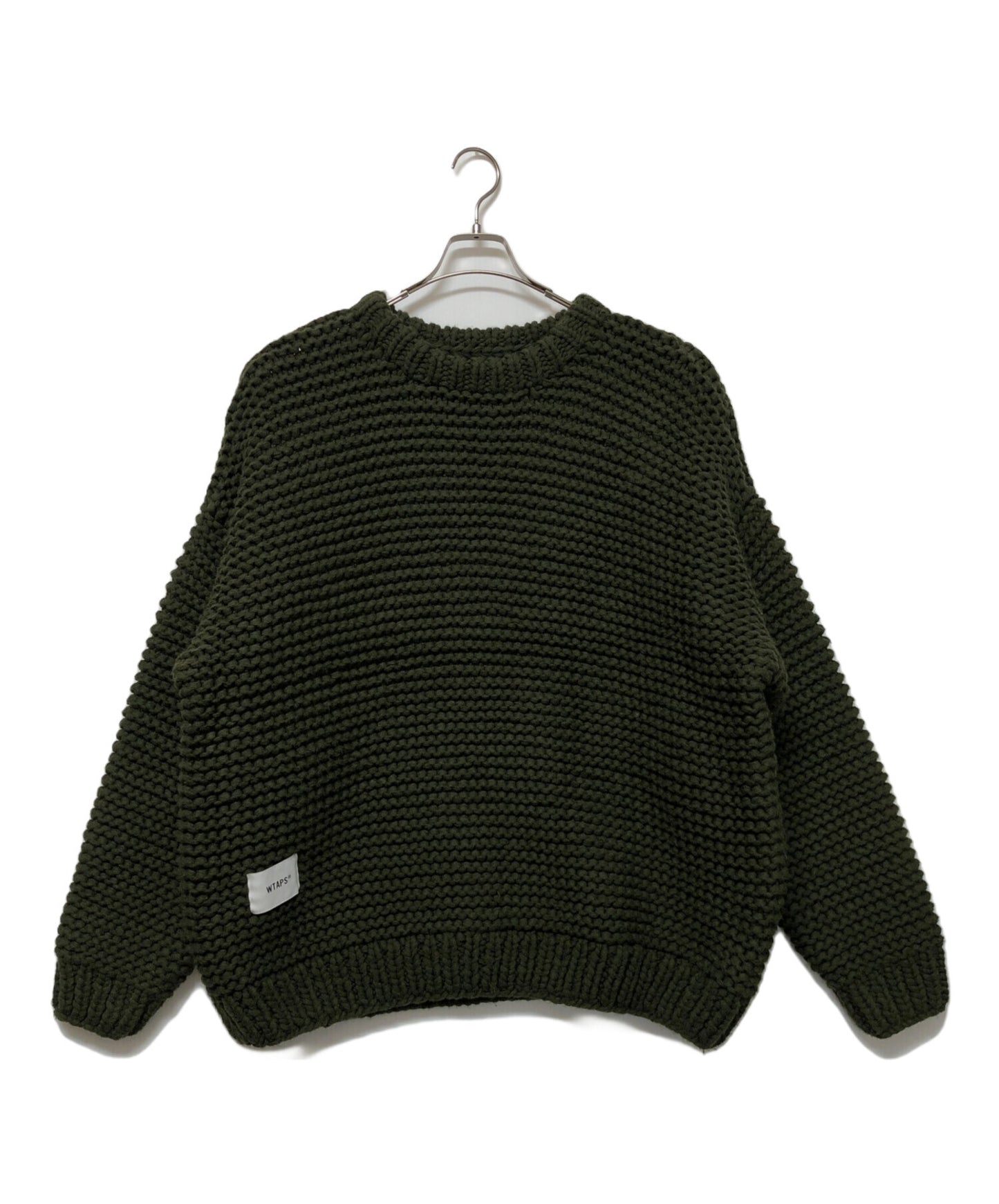 [Pre-owned] WTAPS Thick Knit Men's Green SIZE 4 222MADT-KNM05 222madt-knm05