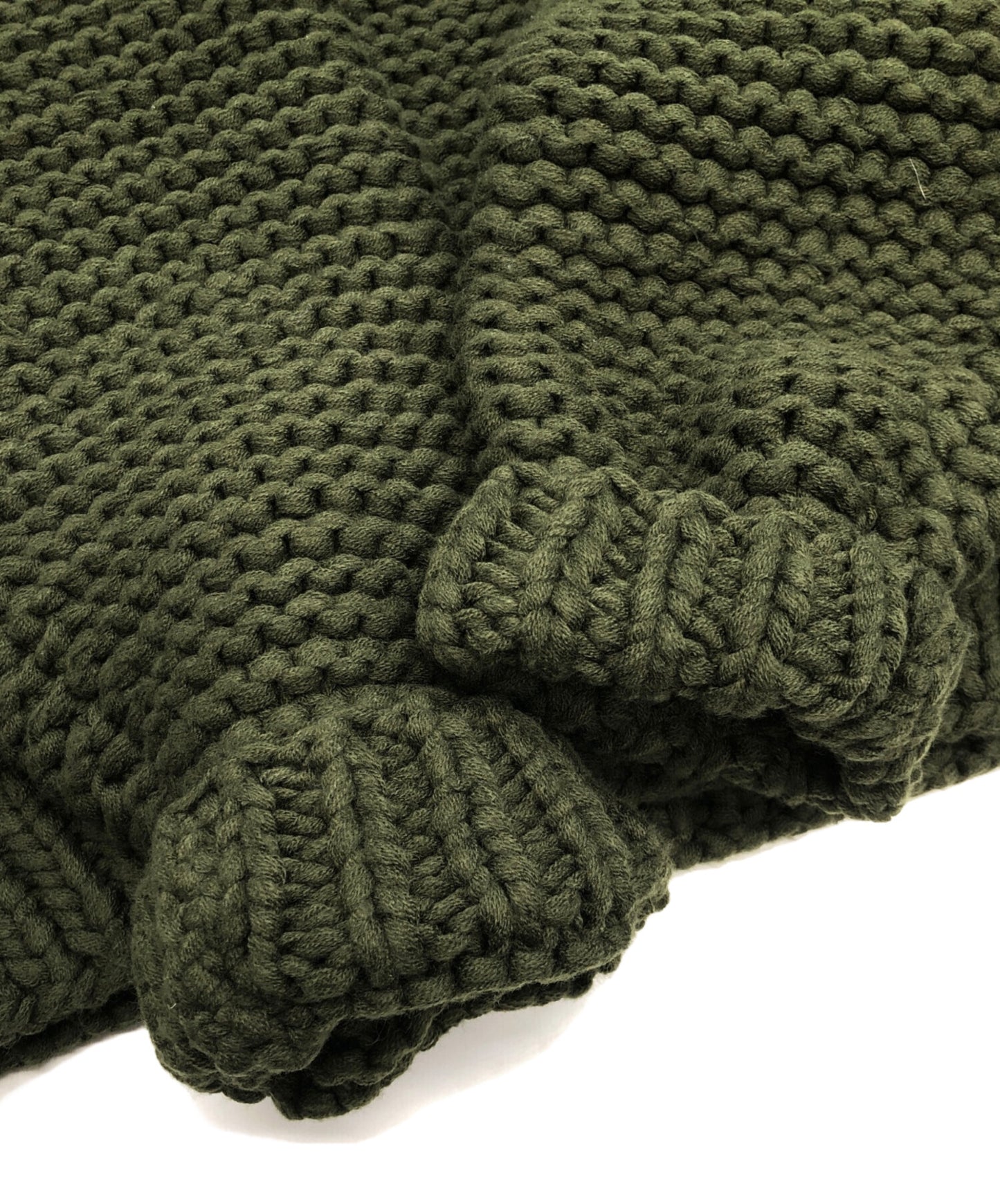 [Pre-owned] WTAPS Thick Knit Men's Green SIZE 4 222MADT-KNM05 222madt-knm05
