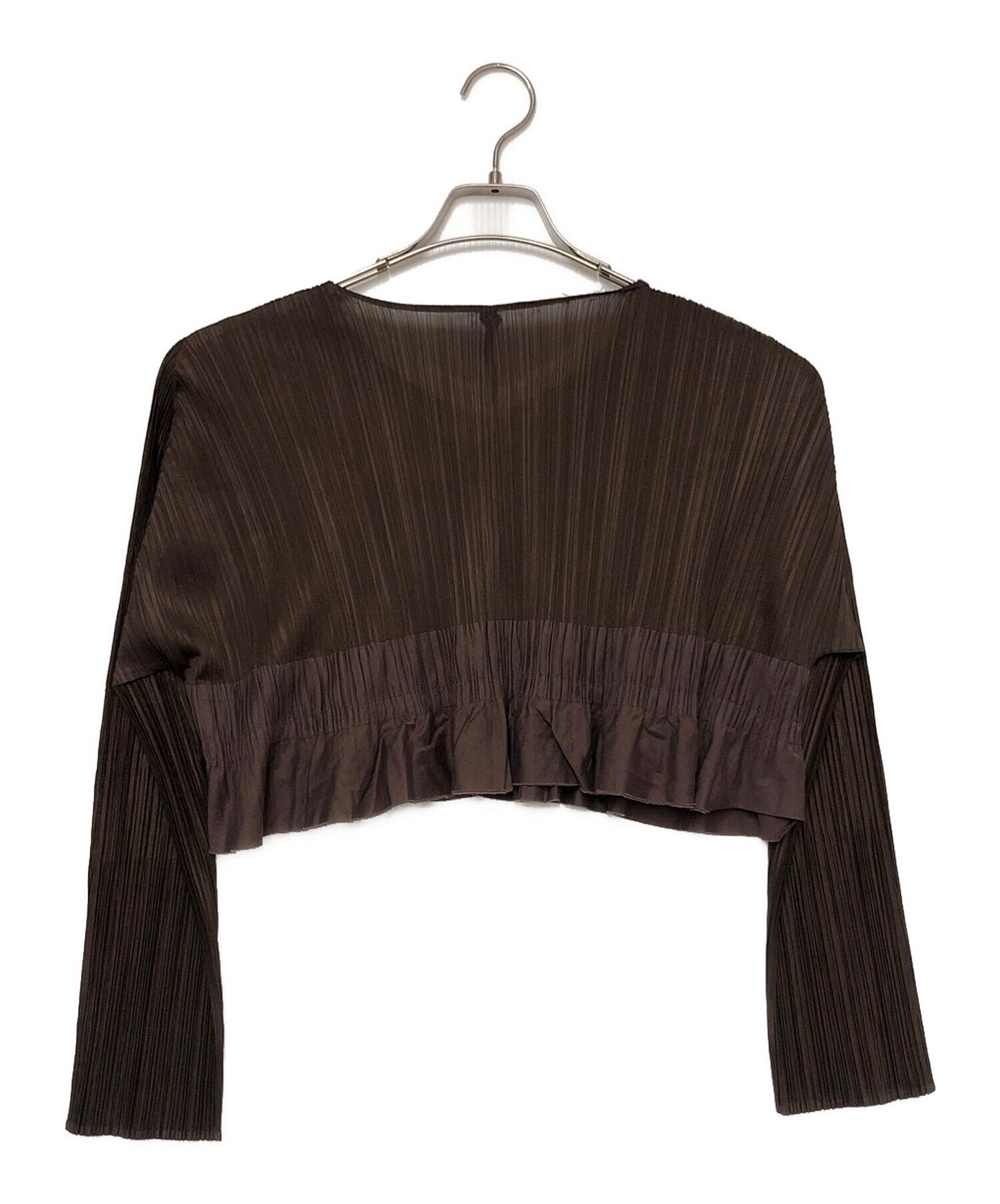 [Pre-owned] PLEATS PLEASE pleated cardigan PP93-J0577