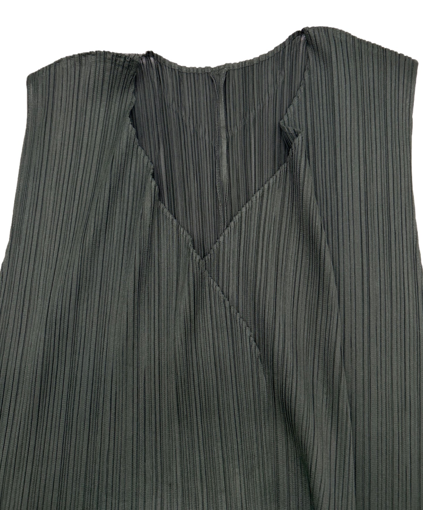 [Pre-owned] PLEATS PLEASE Sleeveless pleated long blouse PP43-JE622