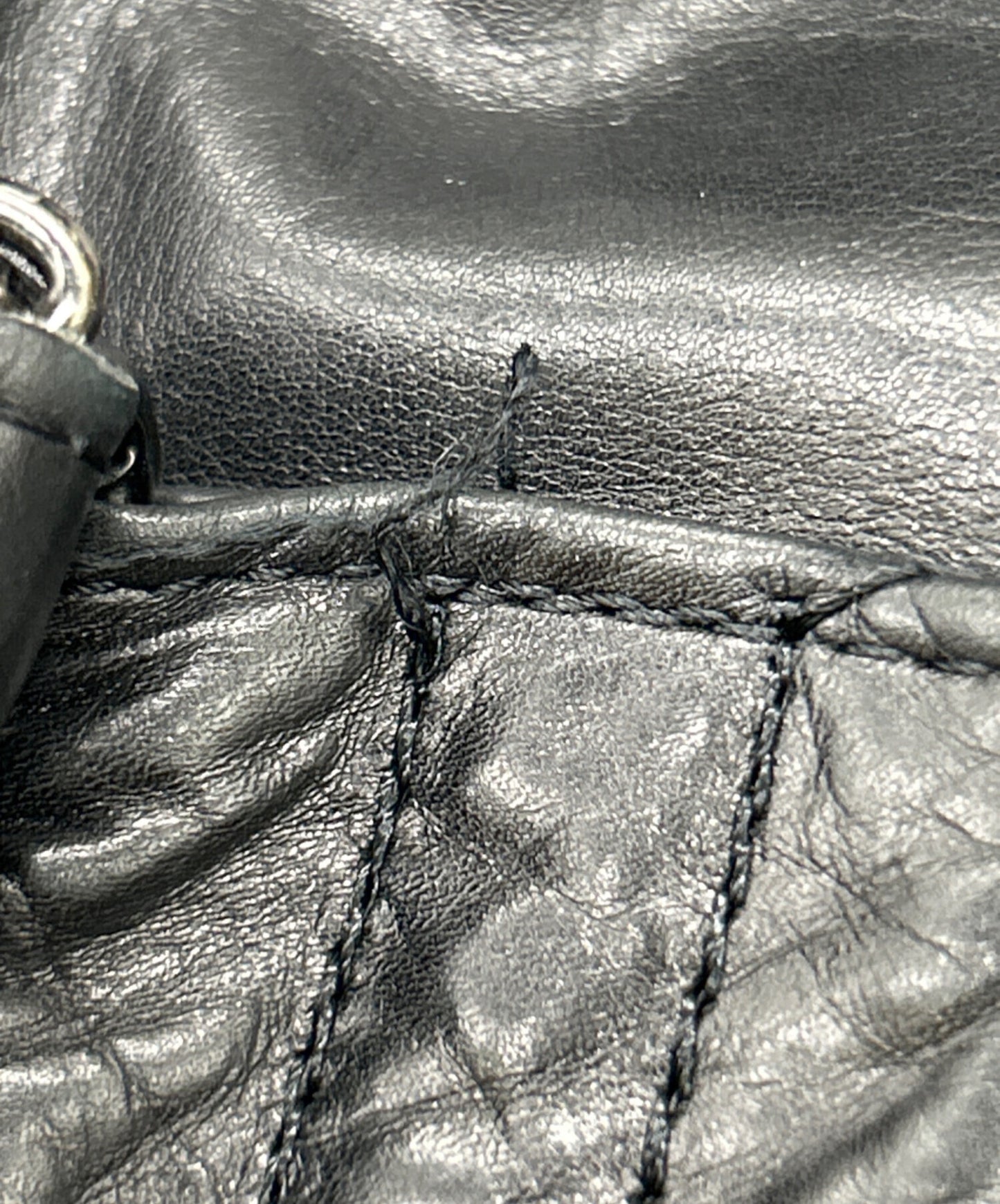 [Pre-owned] Y's leather coat YE-J32-706