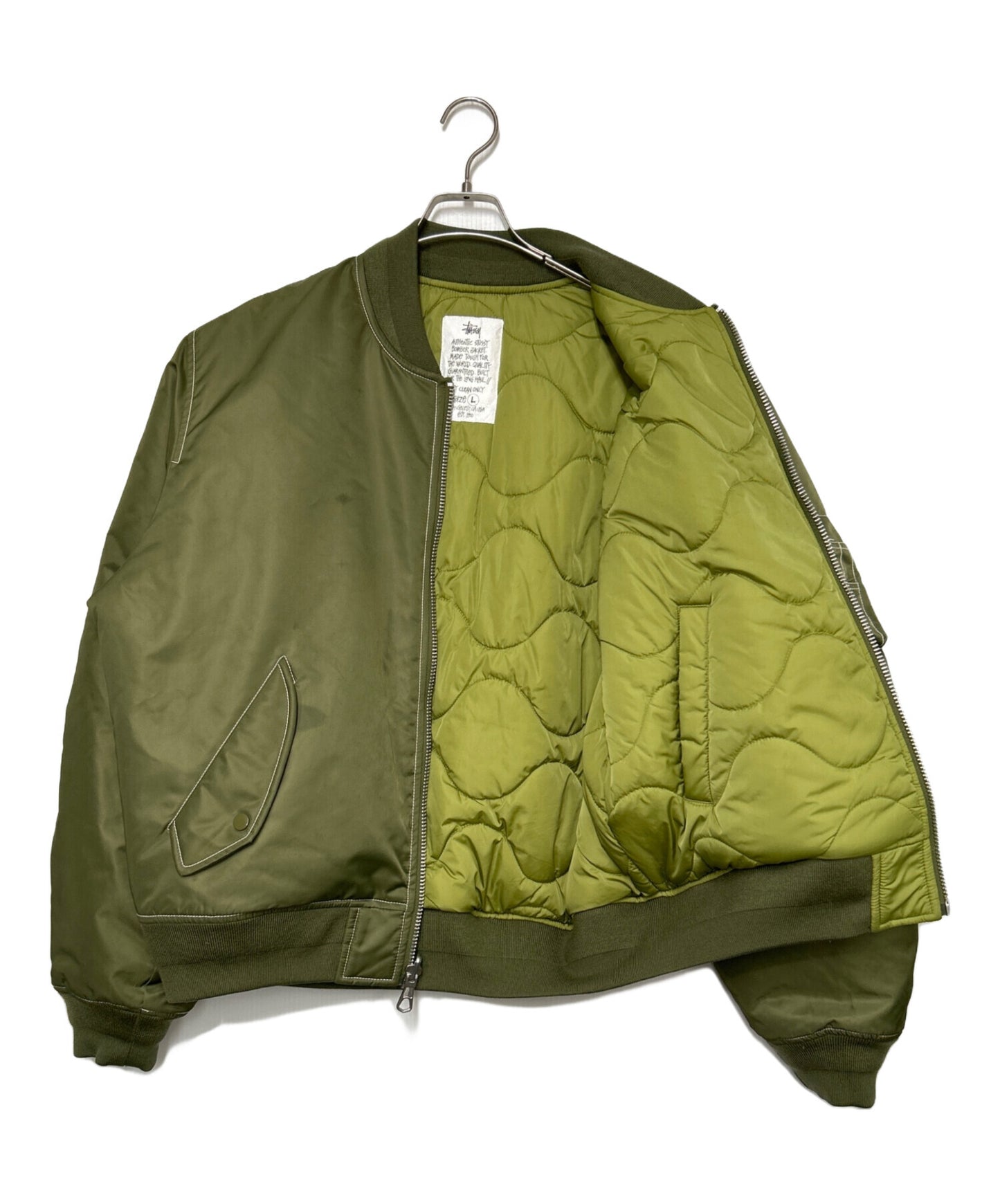 [Pre-owned] stussy reversible bomber jacket 115743