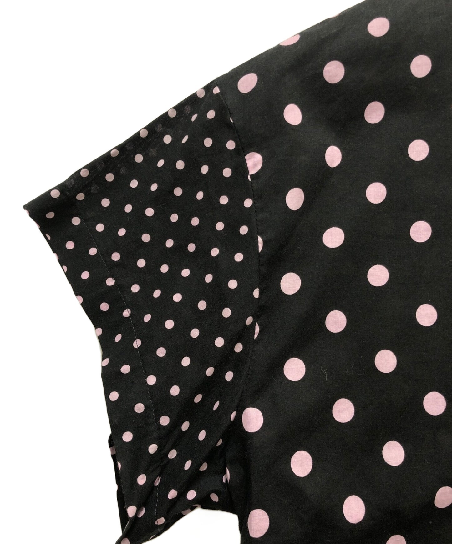 [Pre-owned] Y's Short Sleeve Shirt / COTTON LAWN DOT PRINT HALF SLEEVE BUTTON-UP SHIRT YH-B23-829