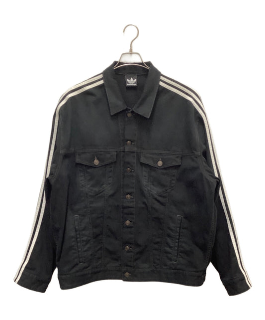 [Pre-owned] BALENCIAGA 23SS Crushed Sidelined Denim Jacket 724775 TNW54