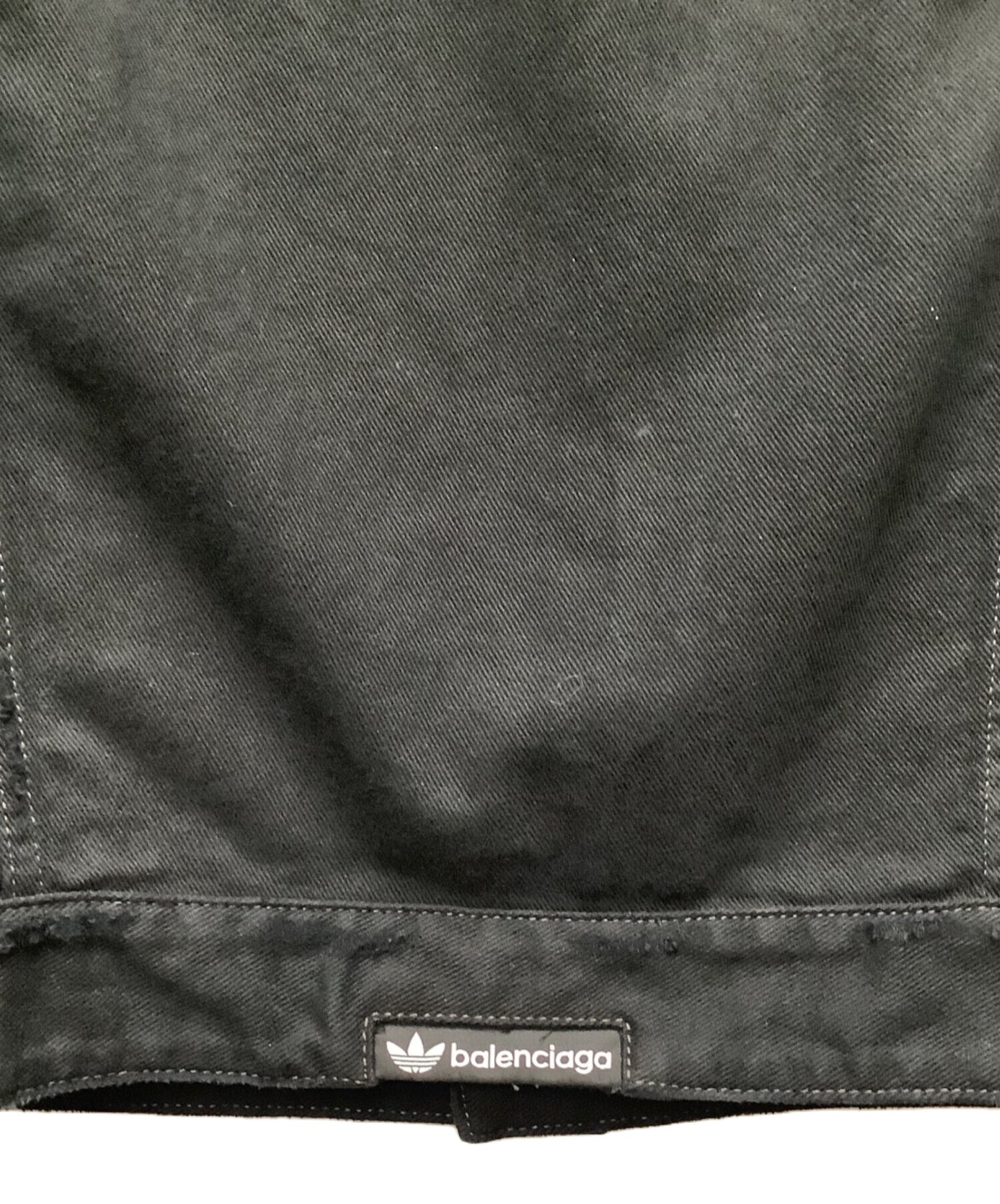 [Pre-owned] BALENCIAGA 23SS Crushed Sidelined Denim Jacket 724775 TNW54